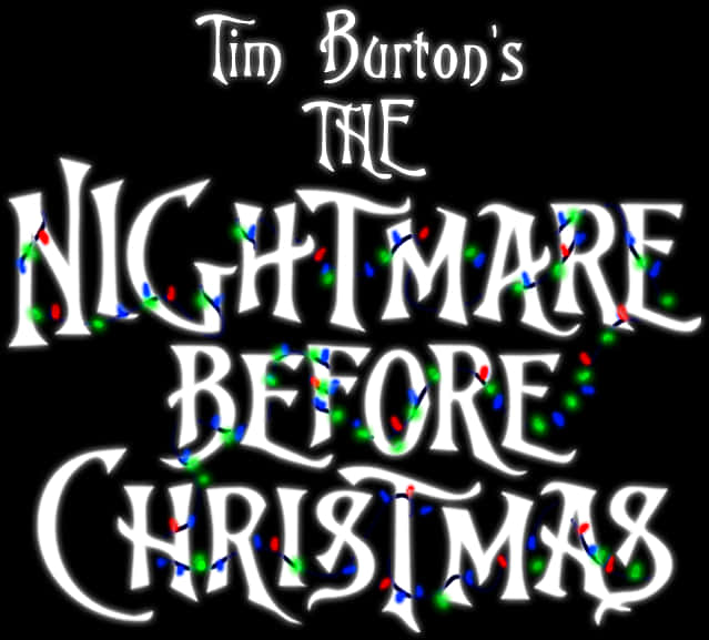 Titlul Nightmare Before Christmas Fundal