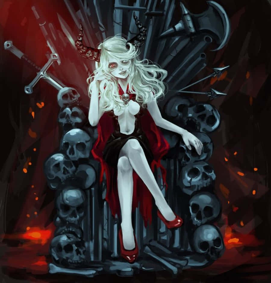 Toate Dorințele Malefice se Întrunesc în Demonul Anime Fundal