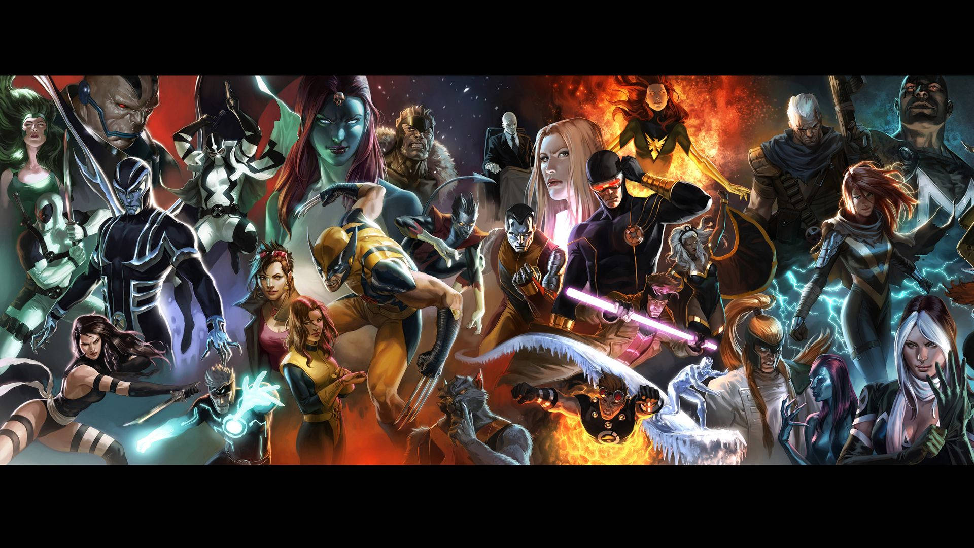 Toate Personajele Marvel într-un Singur Loc! Fundal
