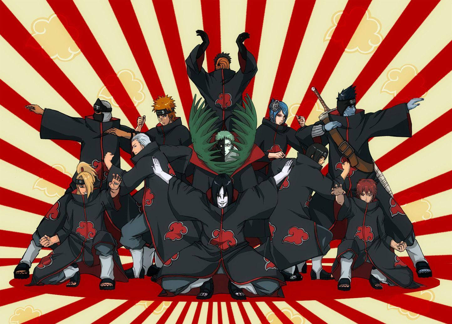 Tobi din Clanul Akatsuki Naruto Fundal