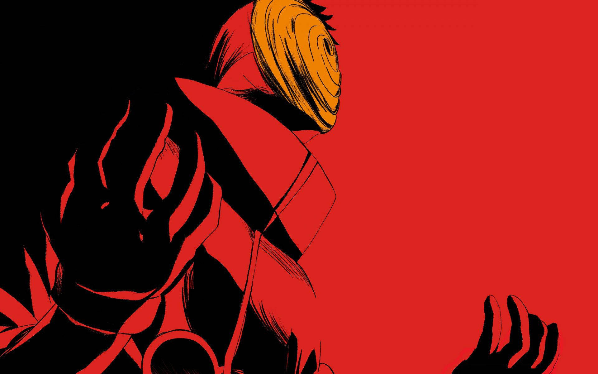 Poster cu Tobi din anime-ul Naruto wallpaper. — Naruto Fundal
