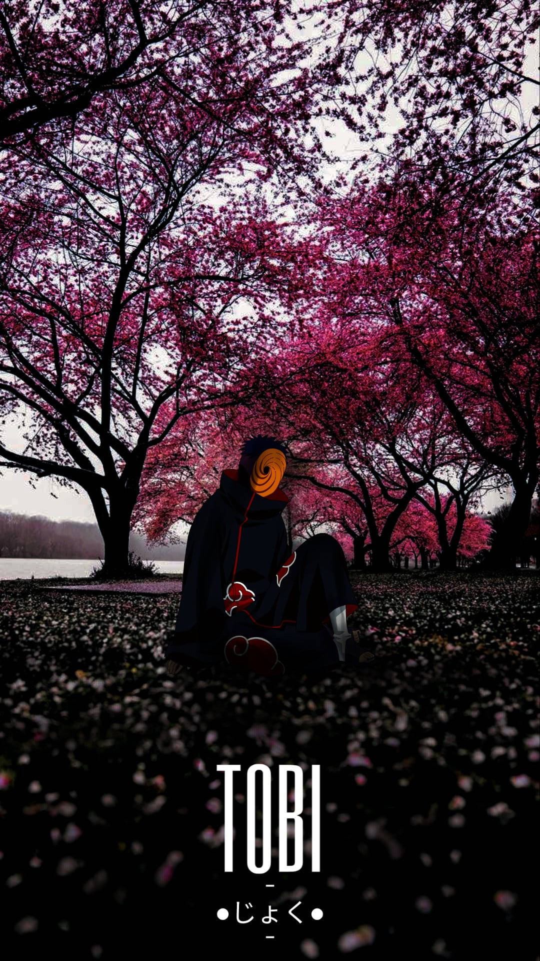 Tobi Narotic Aesthetic Copaci Violet Fundal