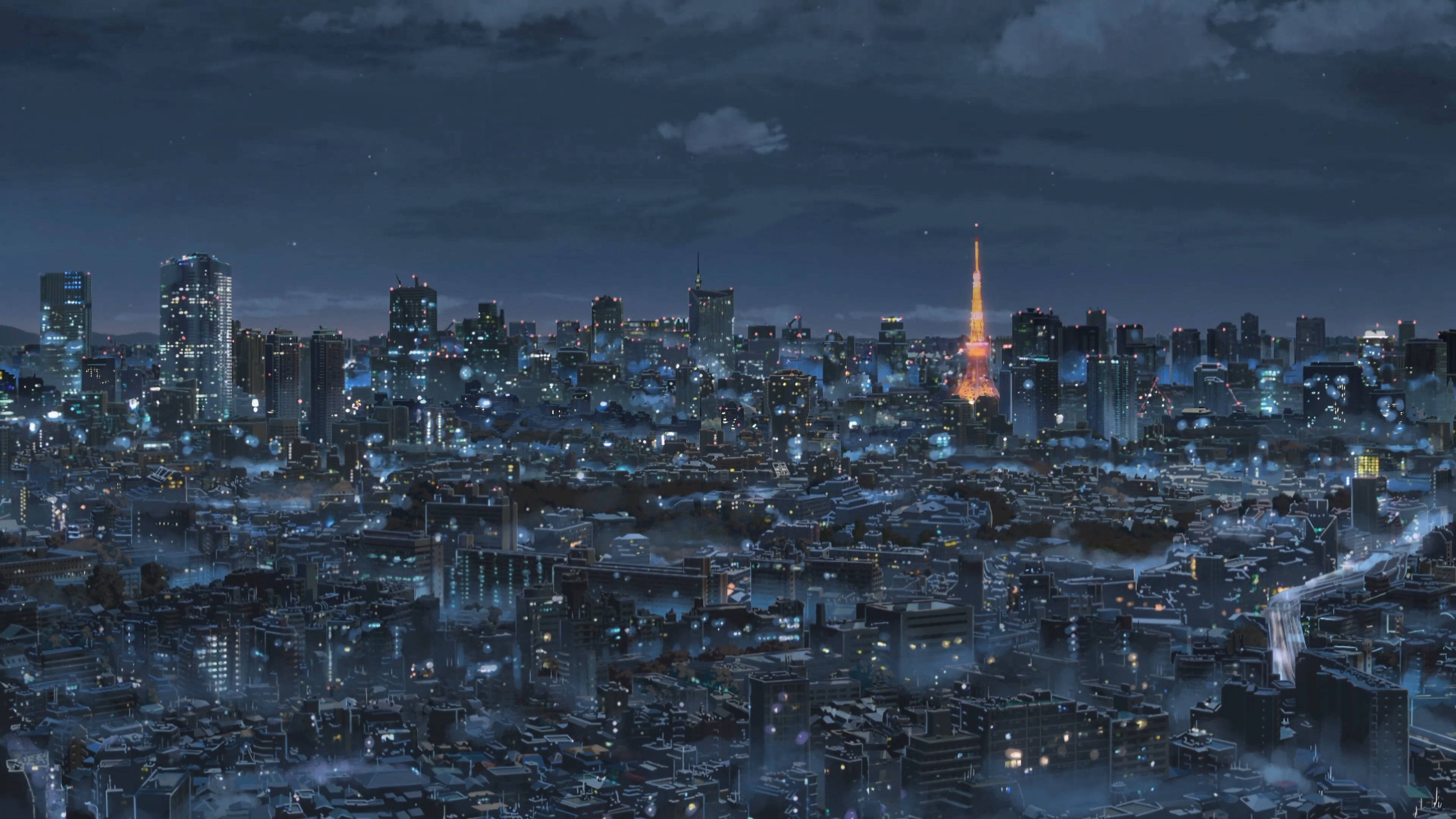 Tokyo Japonia Noaptea 4K Fundal