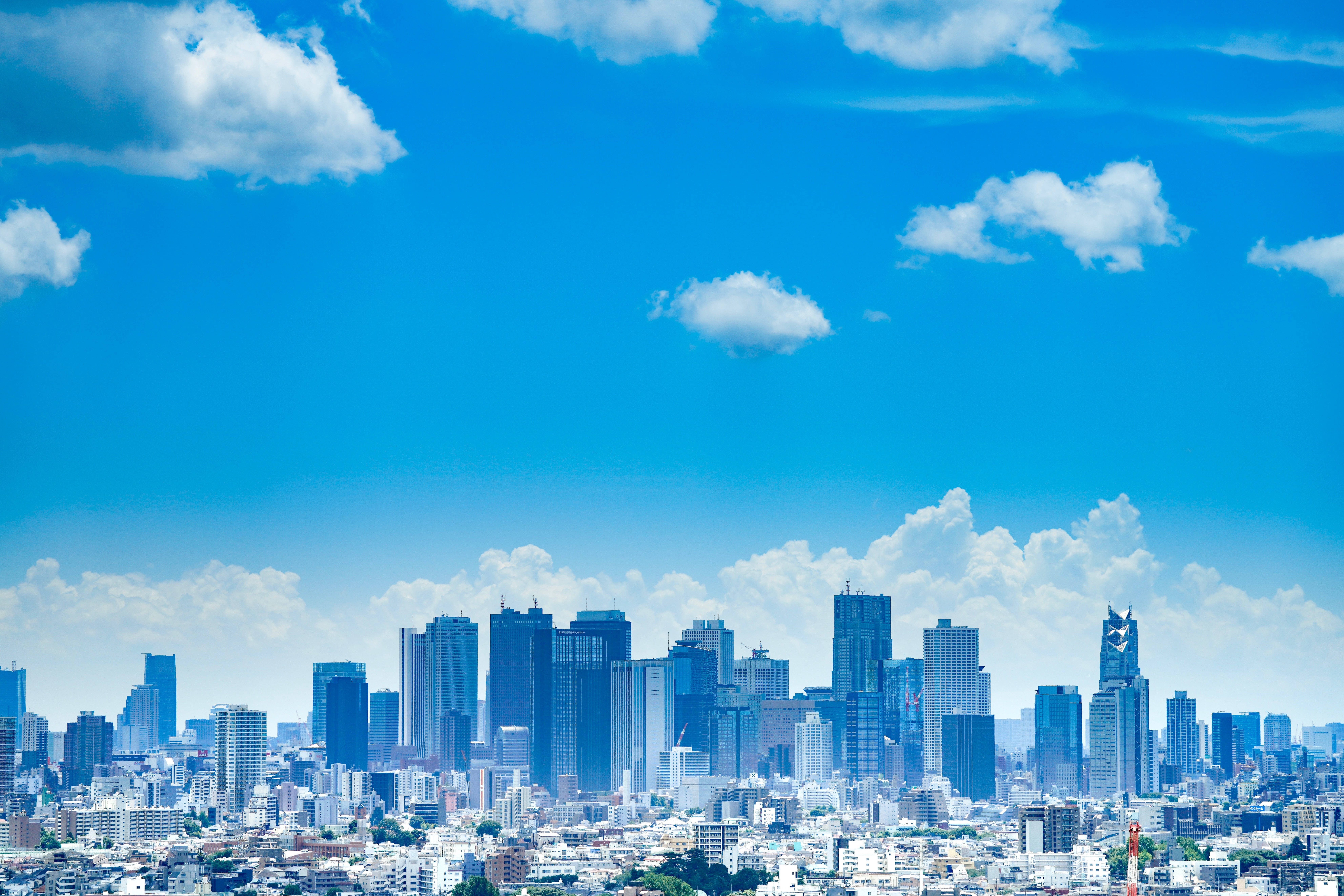 Tokyo Skyline HD Japoneză Fundal