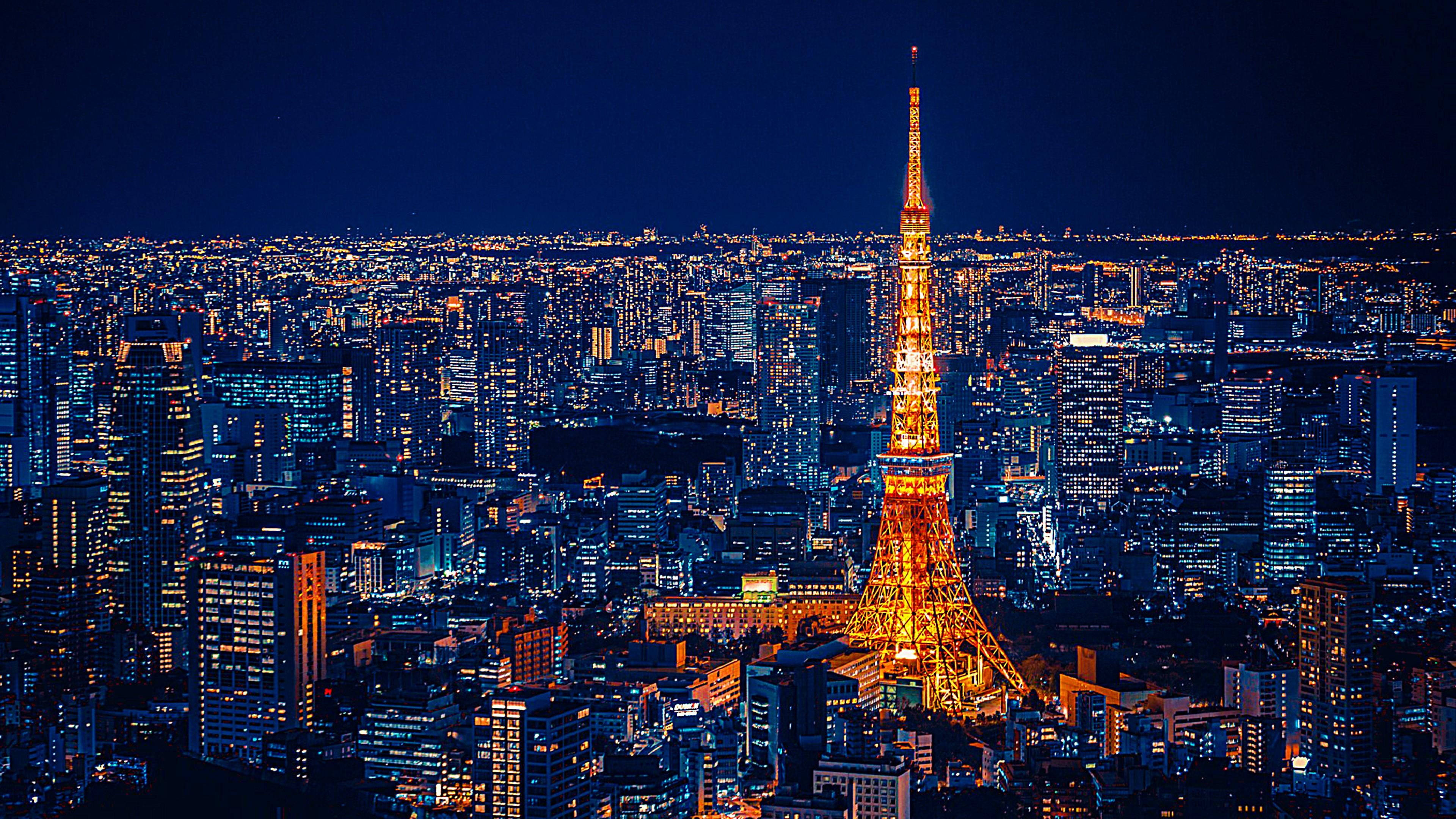 Tokyo Tower Japonia 4K Fundal