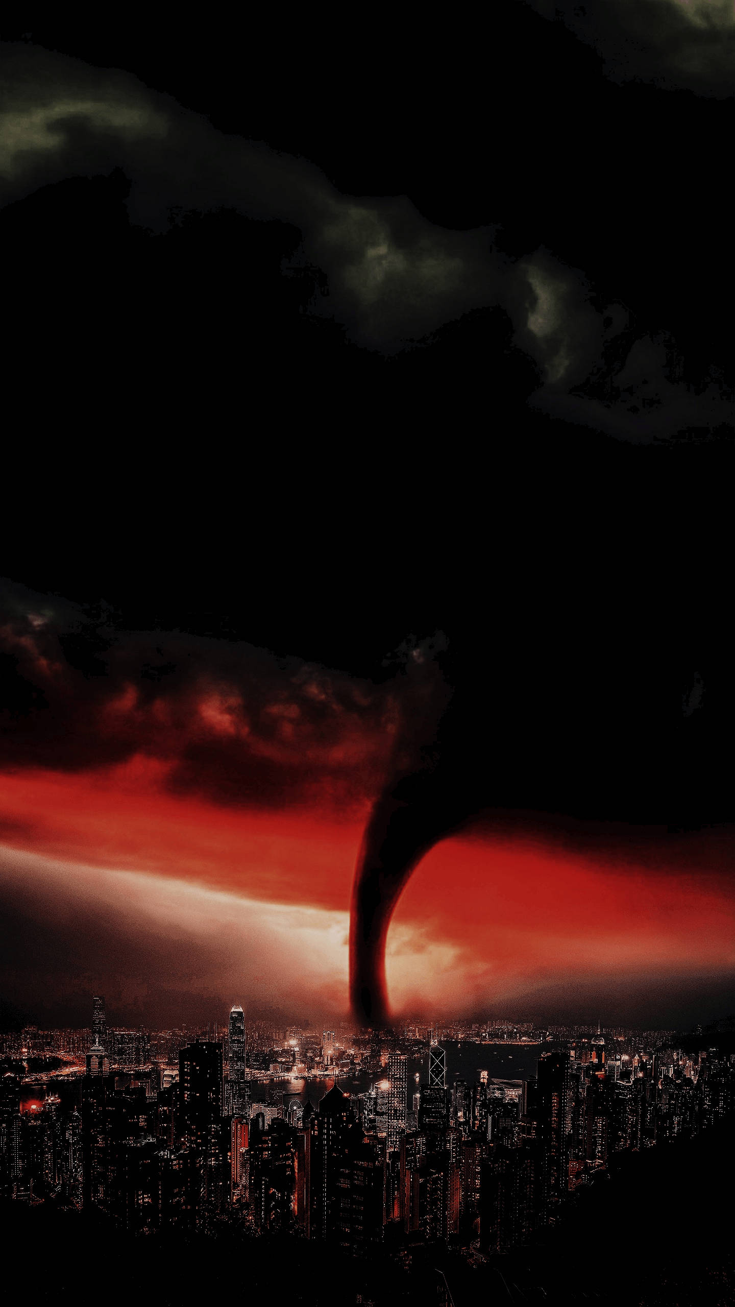 Tornadă Terifiantă OLED Fundal