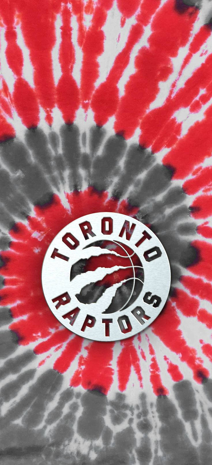 Toronto Raptors Tie Dye Fundal