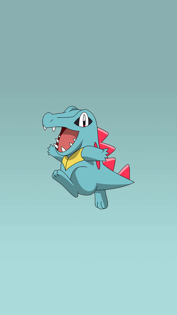 Totodile pe fundal gradient bleumarin Fundal