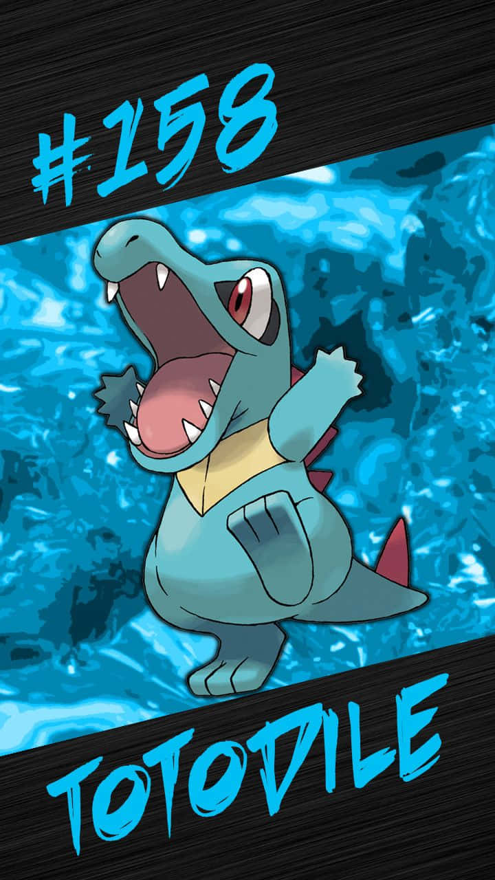 Totodile, Pokemonul numărul 158 în acțiune Fundal