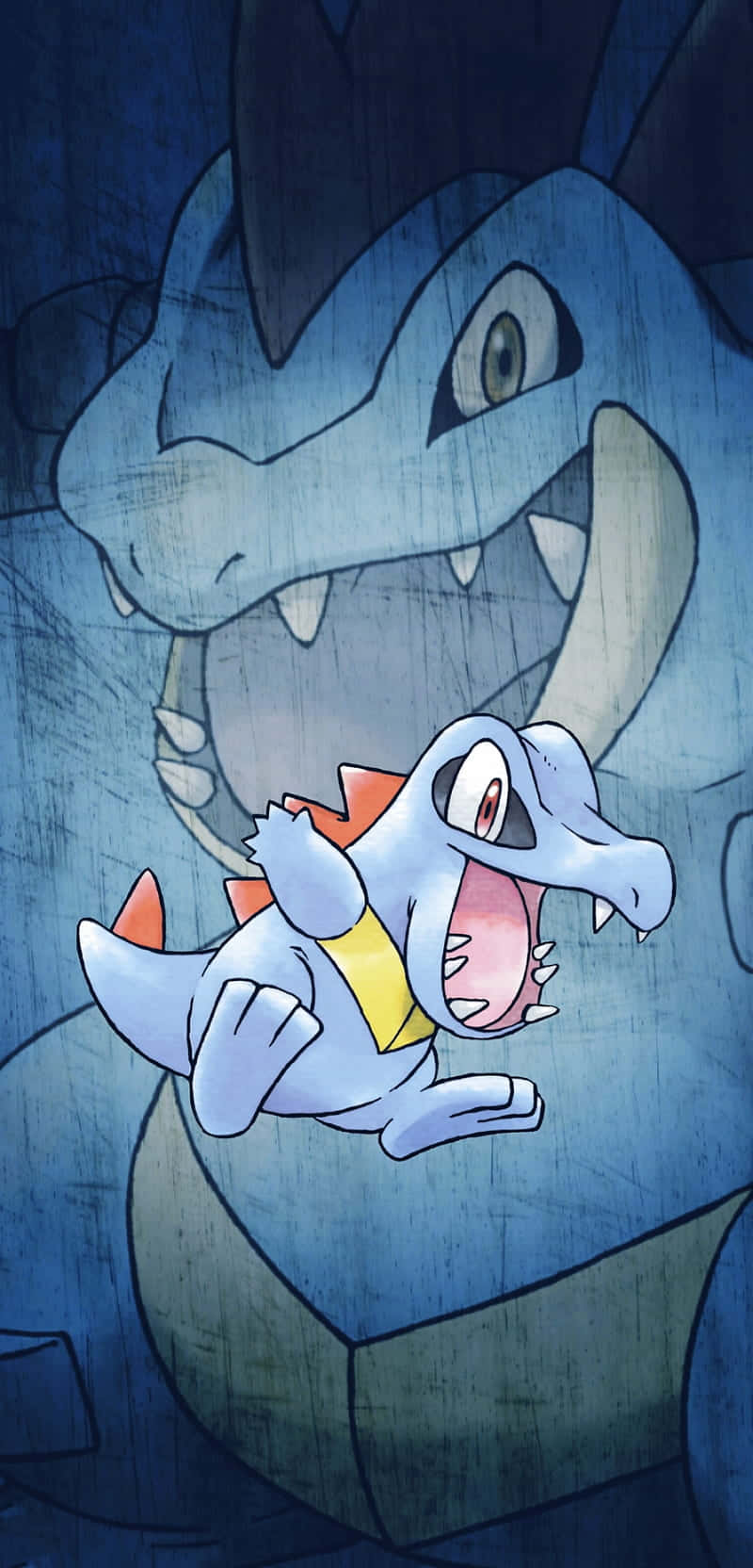 Totodile și Feraligatr Fundal