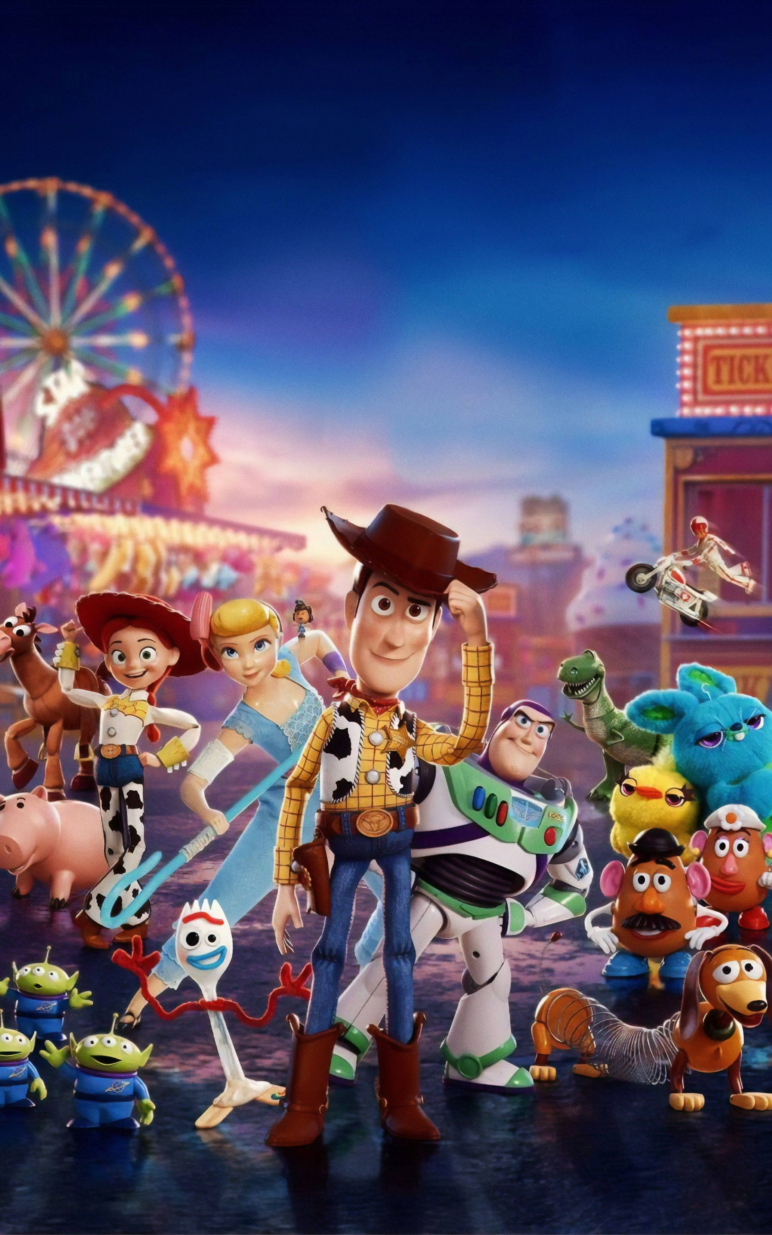 Toy Story 4 - Toată Distribuția Fundal