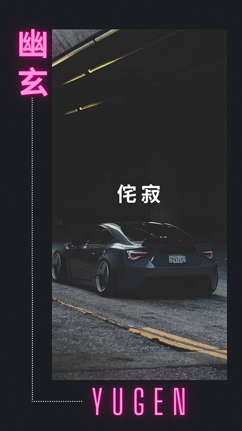 Toyota 86 cu estetică JDM Fundal