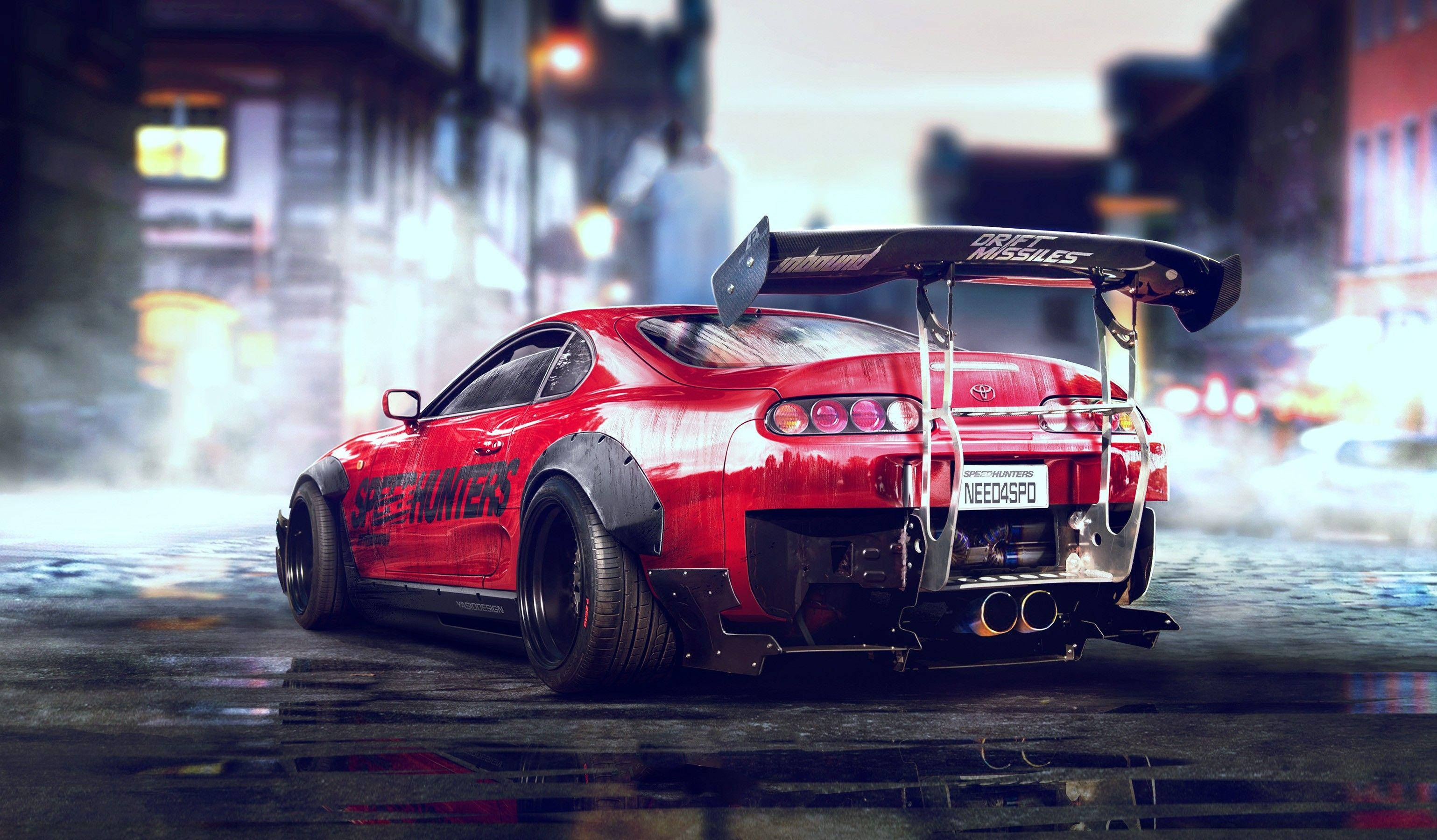 Toyota Supra Mk4 complet modificată Fundal