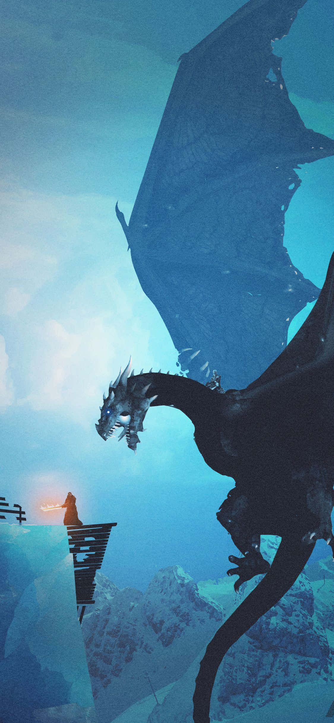 Trăiește aventuri epice pe iPhone Xs cu Dragon Age Inquisition. Fundal