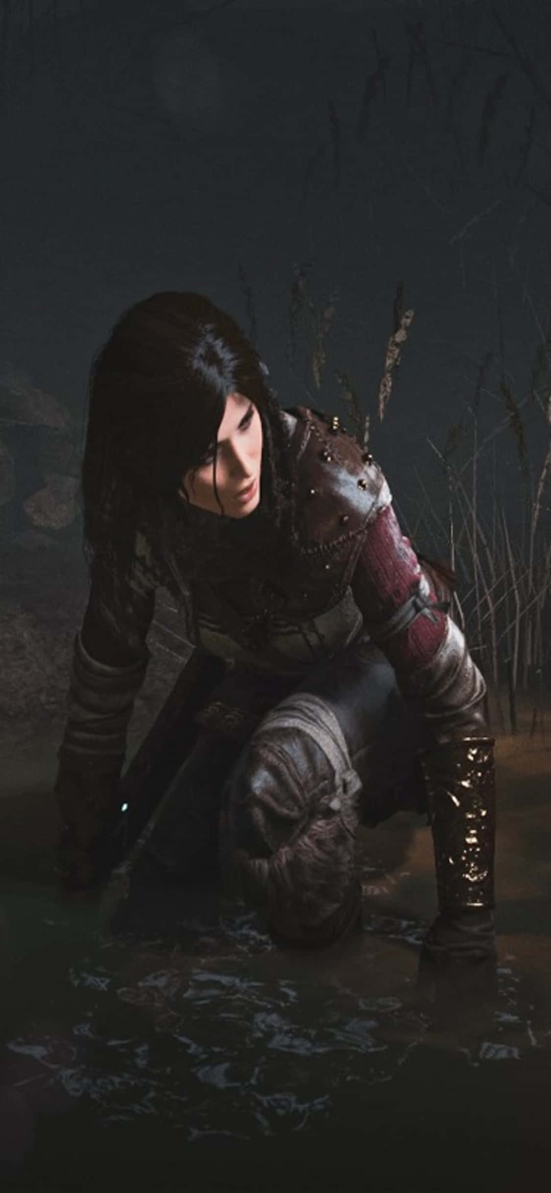 Trăiește aventura Shadow Of The Tomb Raider pe iPhone X Fundal