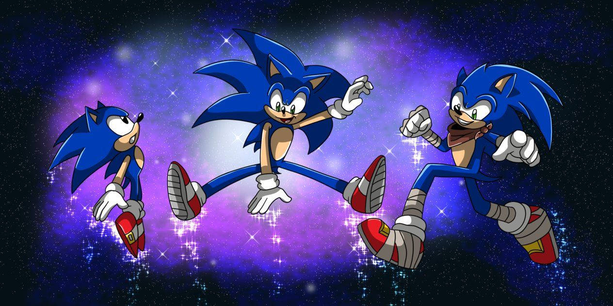 Trăiește aventura supremă cu Three Acts of Sonic. Fundal