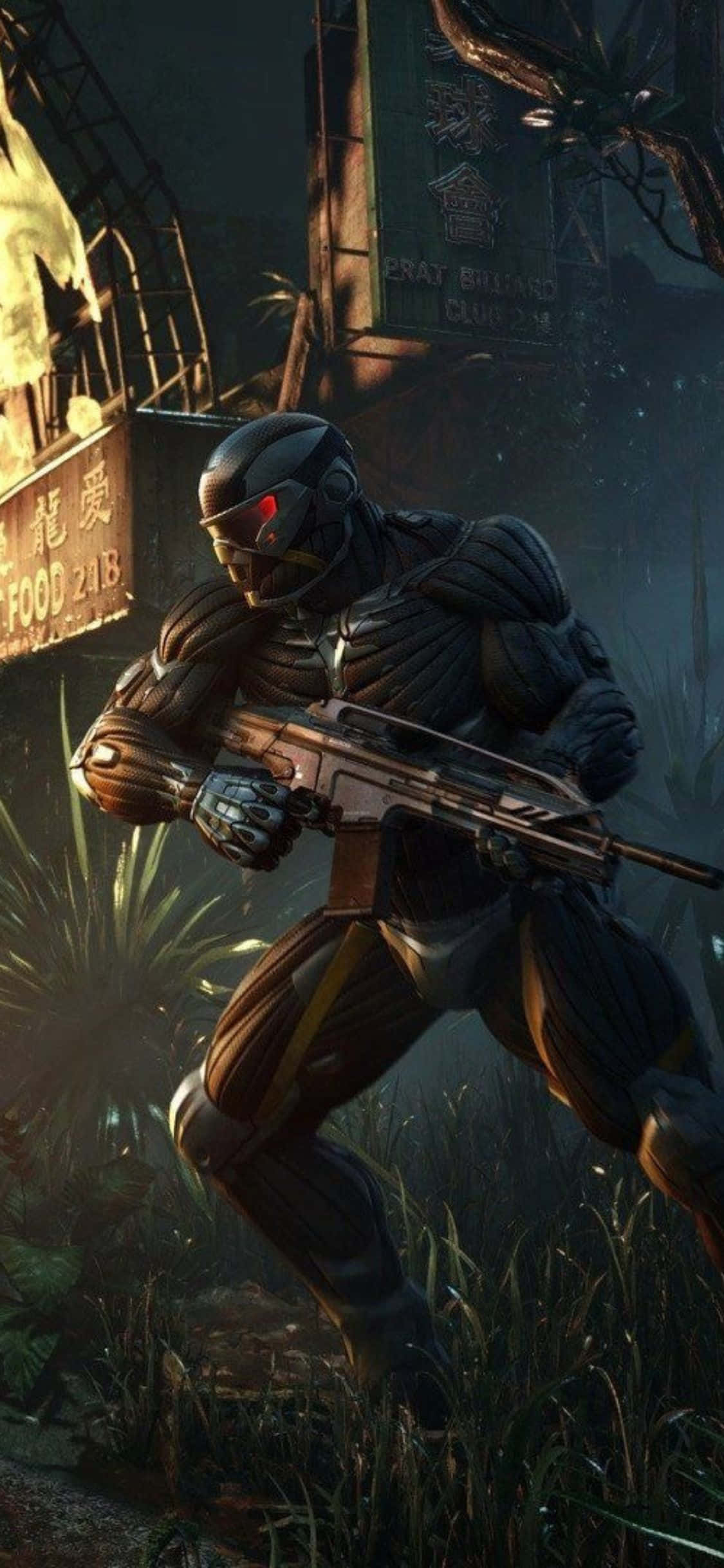 Trăiește o aventură palpitantă pe iPhone X-ul tău cu Crysis 3 Fundal