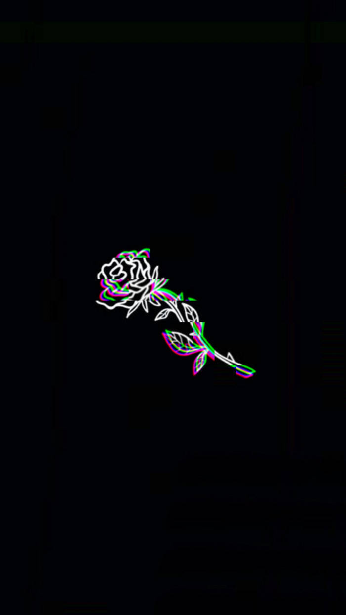 Trandafir Trippy Închis Fundal