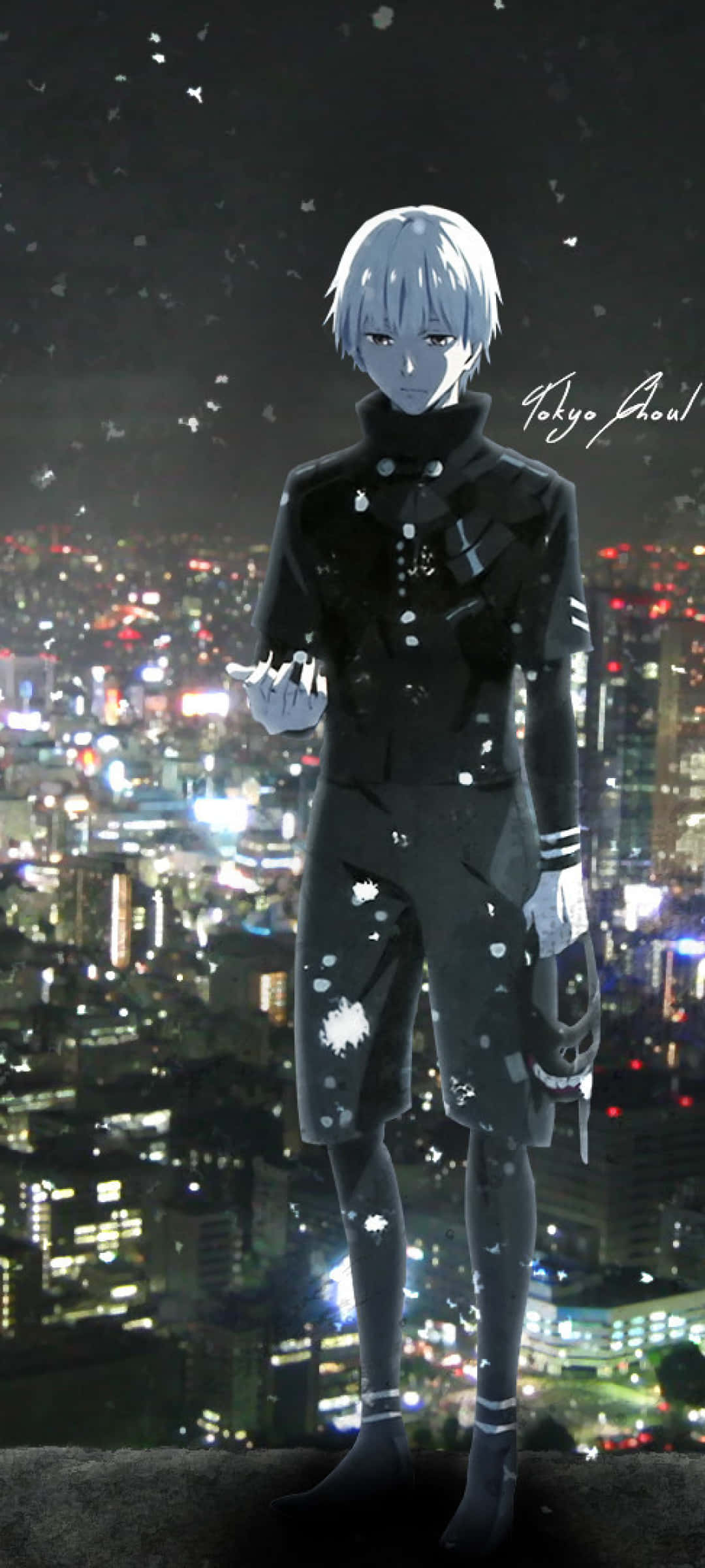Transformarea lui Kaneki într-un ghoul Fundal
