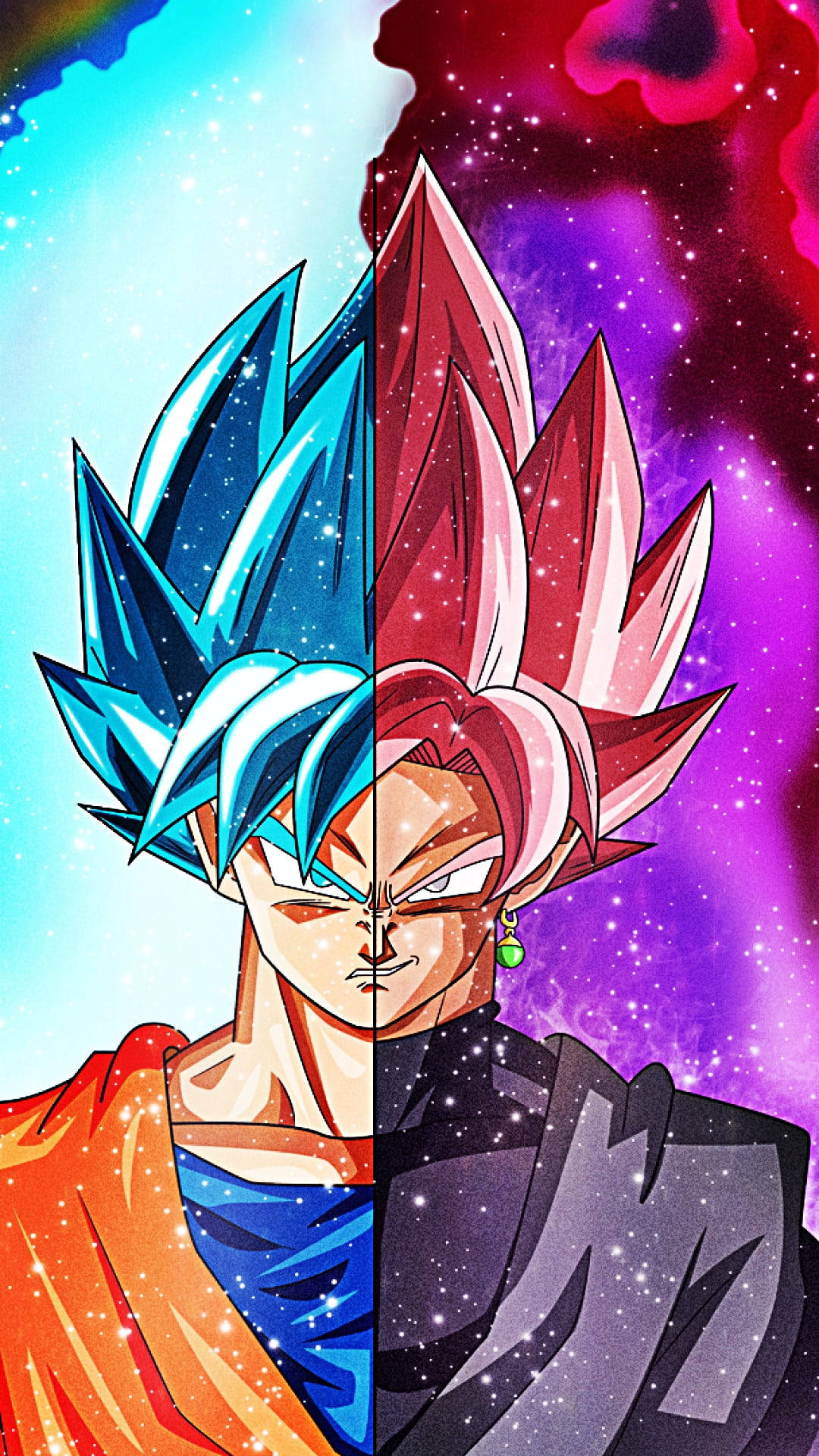 Transformarea lui Goku Black PFP Fundal