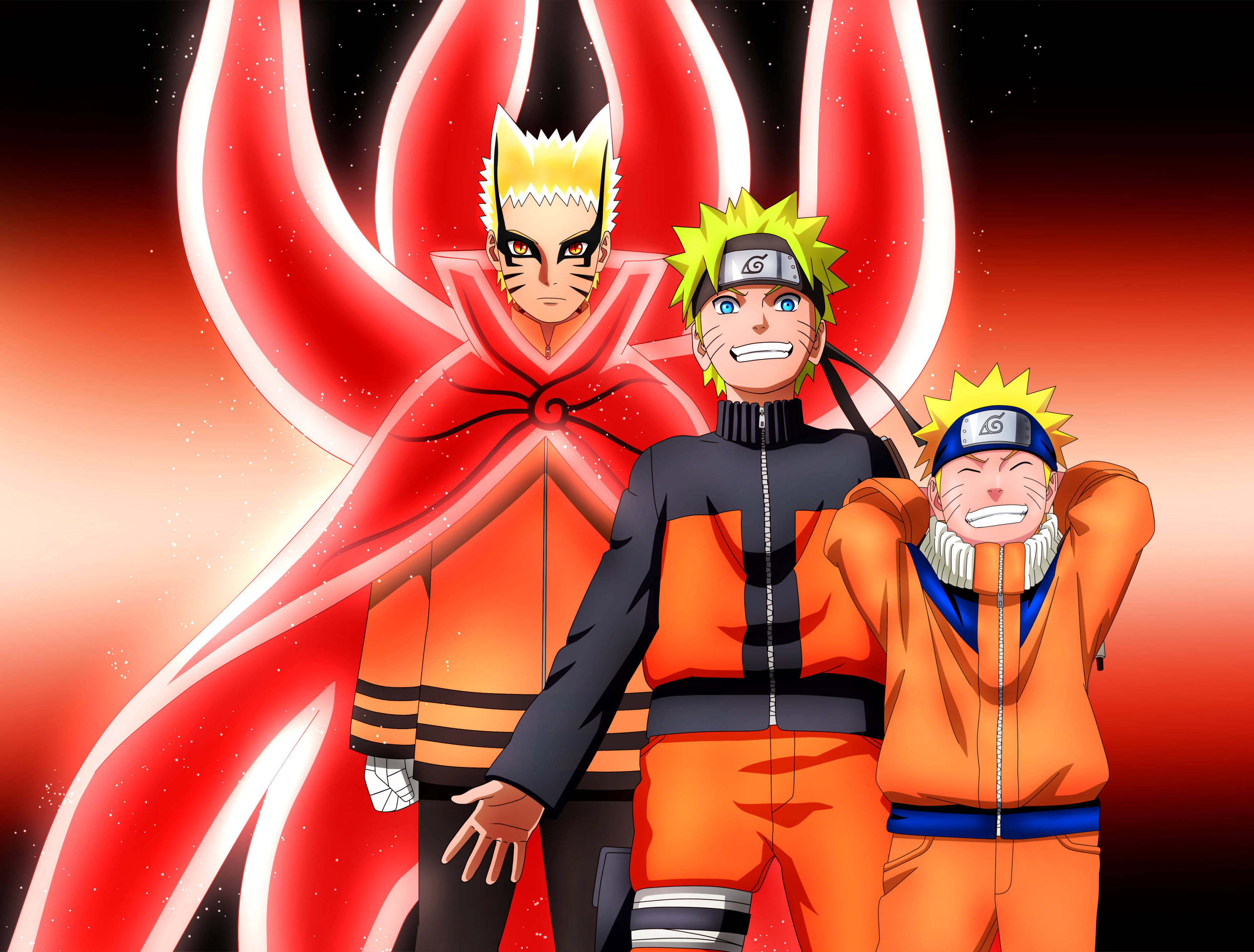 Transformarea Naruto în Modul Baryon Fundal