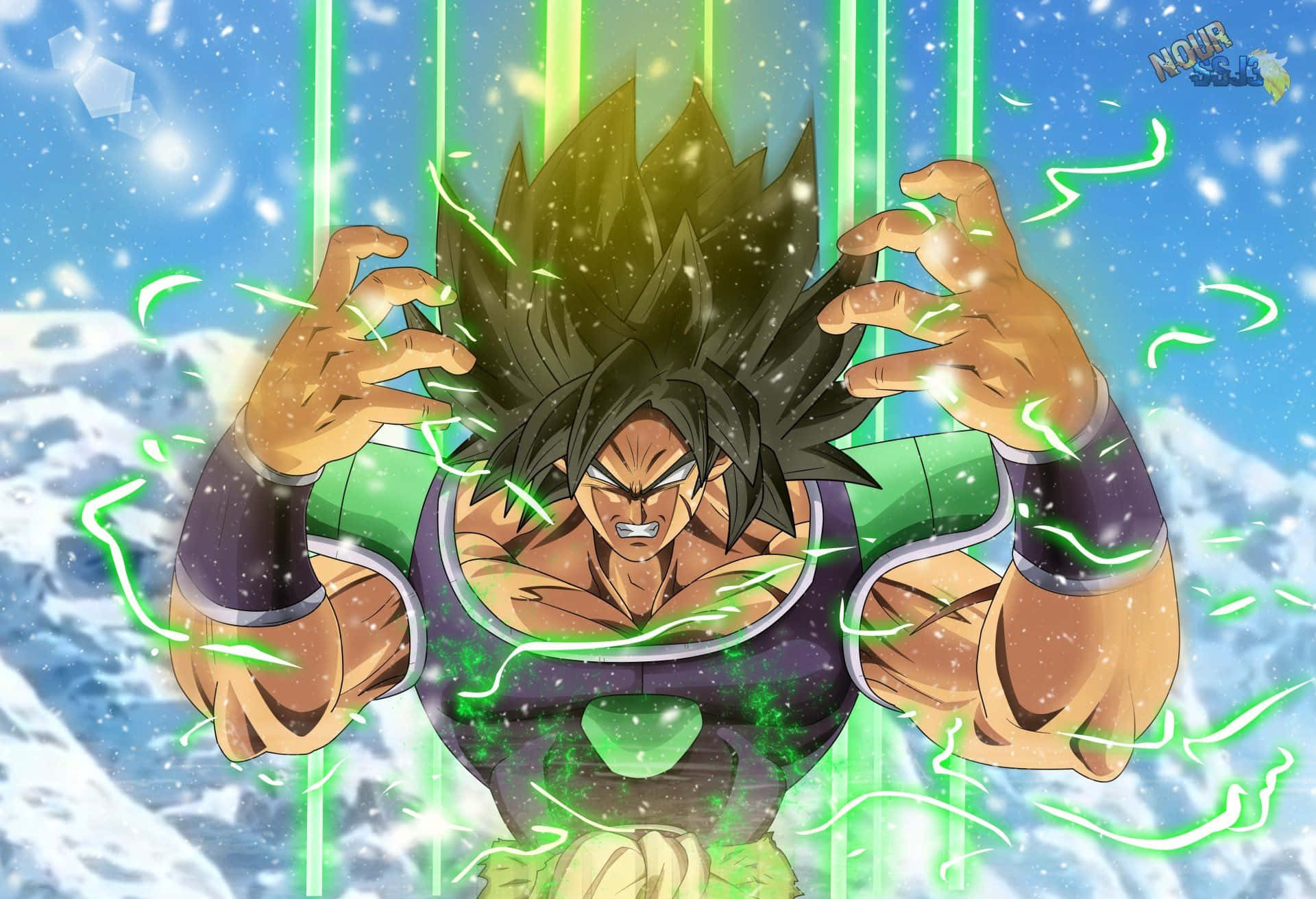 Trio, Goku, Vegeta și Broly, înaintează în Dragon Ball Super: Broly Fundal