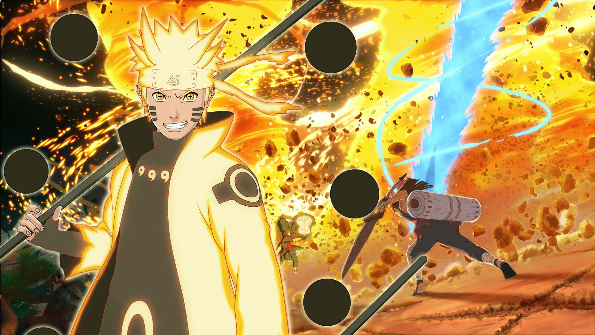 Trio-ul Legendar, Naruto, Sakura și Sasuke din Naruto Shippuden Fundal