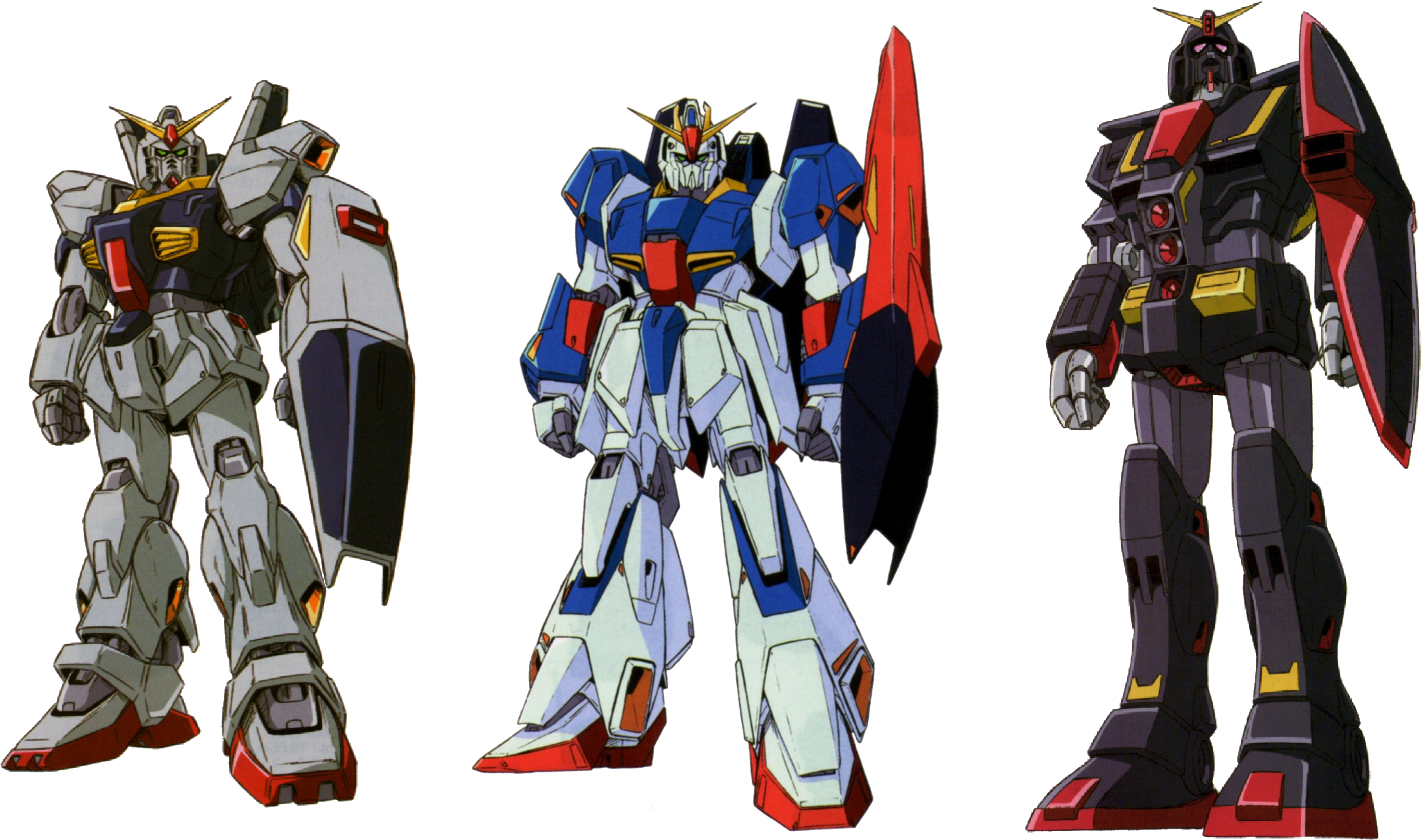 Trioul Iconic de Mecha Gundam Fundal