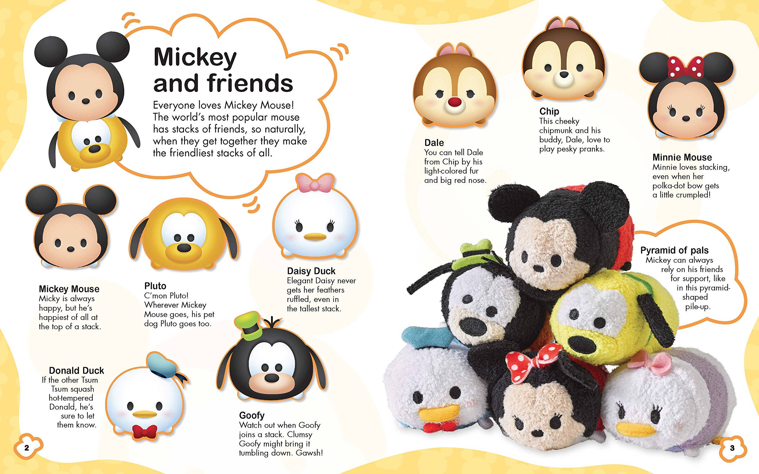 Tsum Tsum Mickey și prietenii Fundal