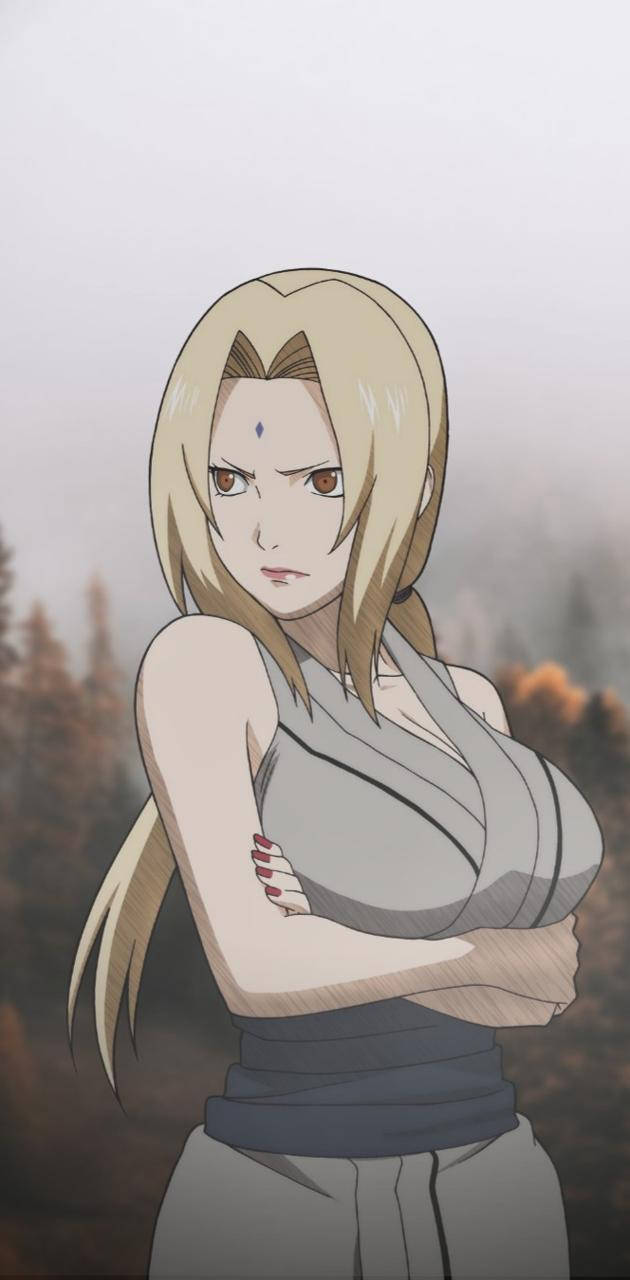 Tsunade încruntată Fundal