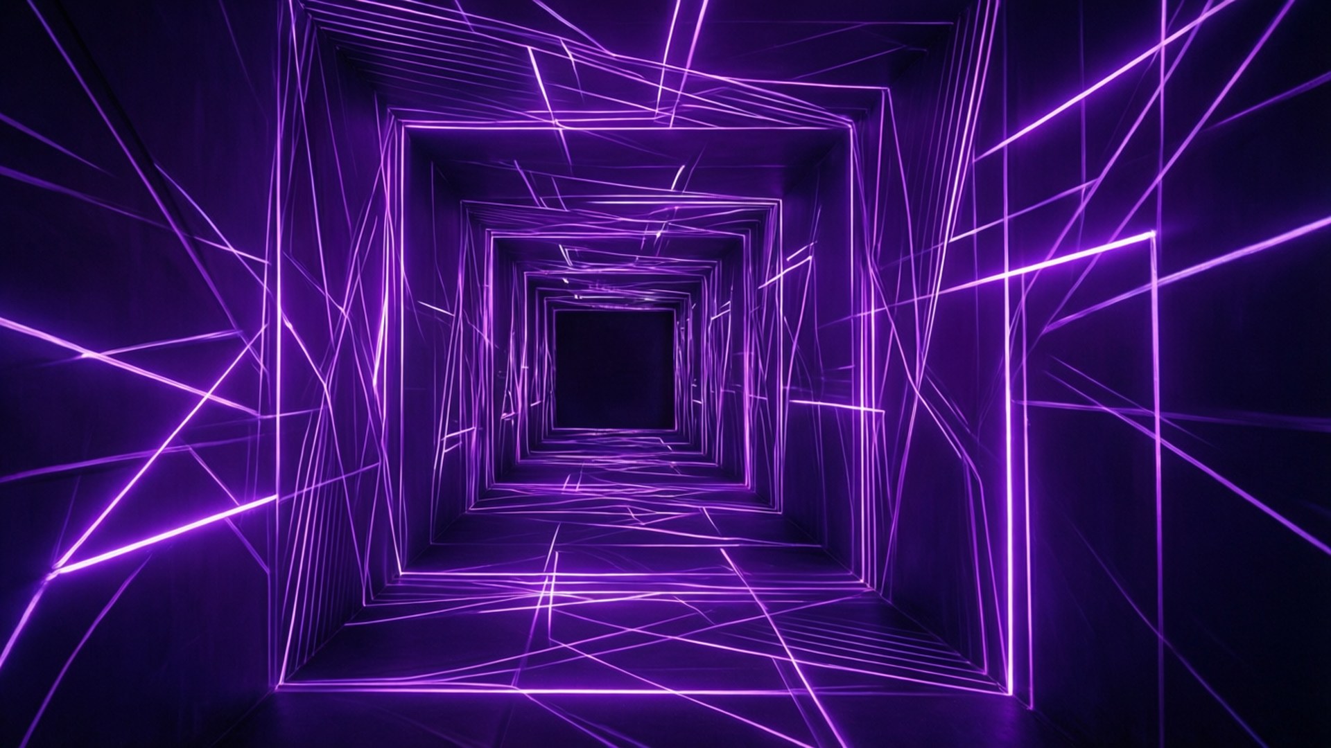 Tunel geometric neon Fundal