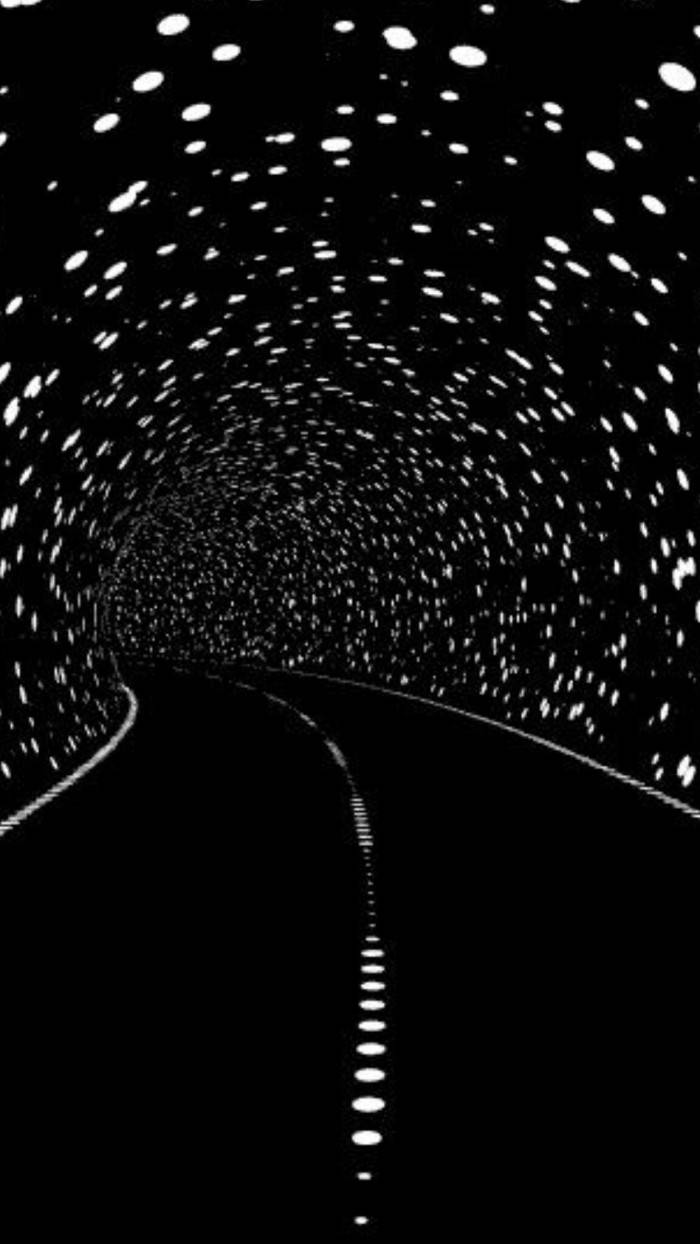 Tunel întunecat și trippy Fundal