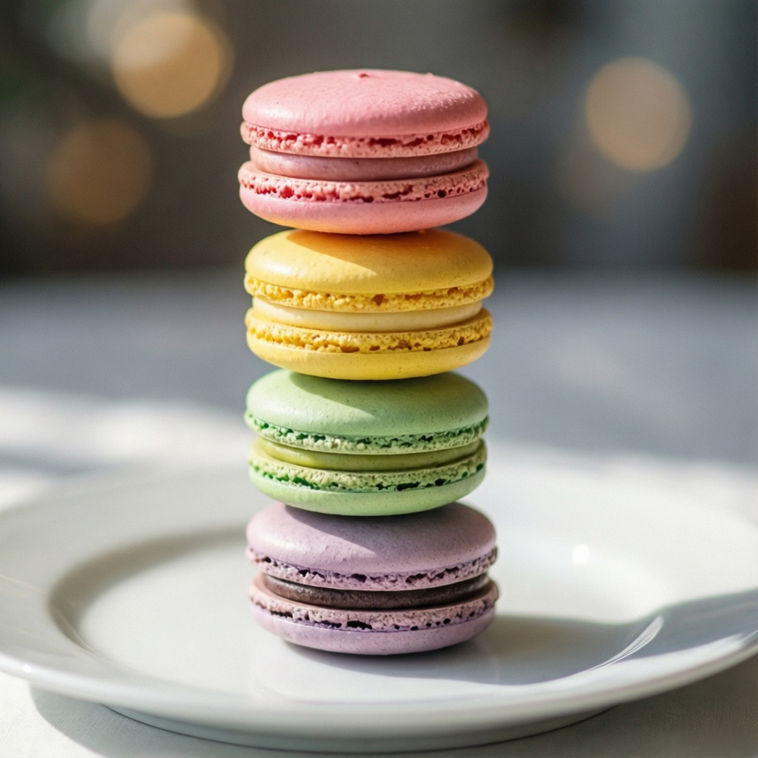 Turn de Macarons Pastel Fundal