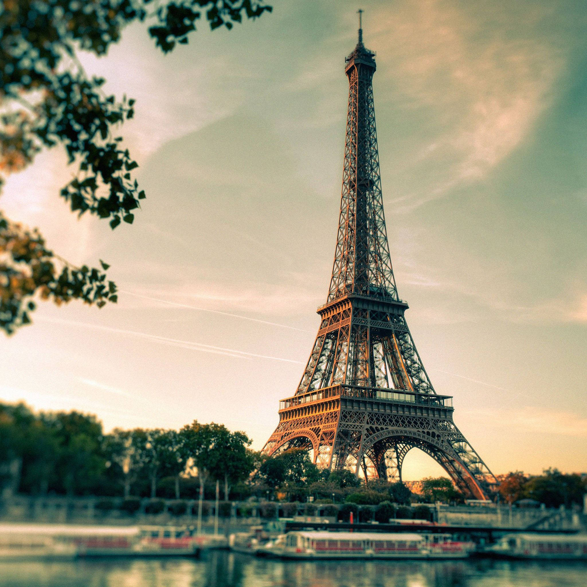 Turnul Eiffel estetic pentru iPad Fundal