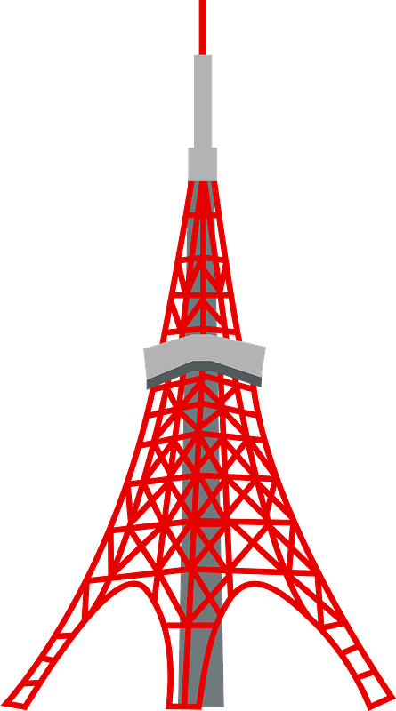 Turnul Tokyo – Structură Iconică Fundal