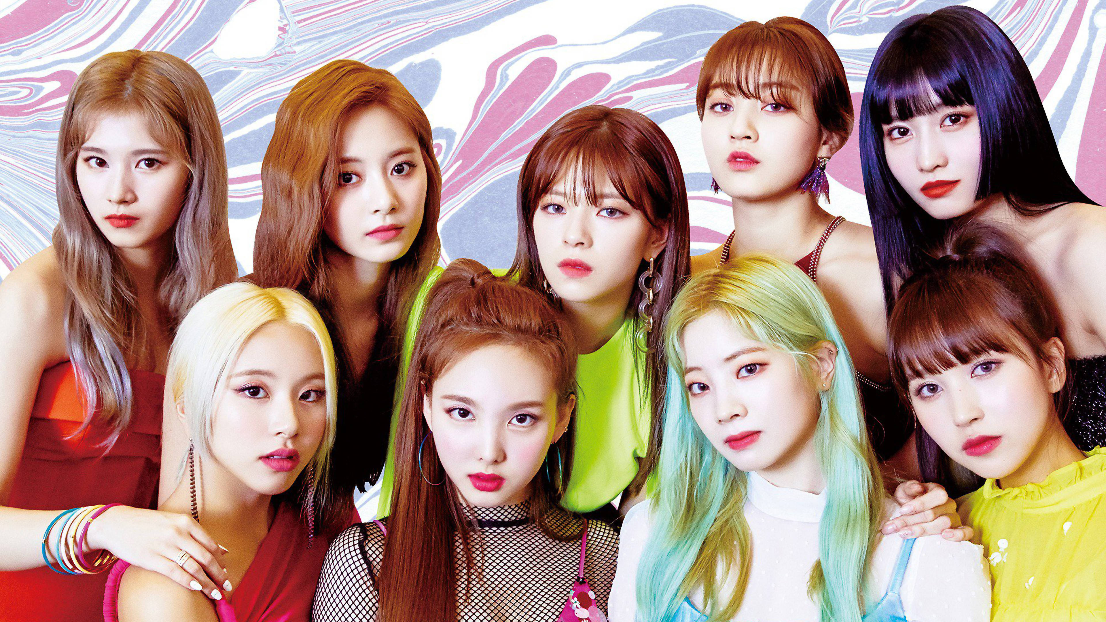 Twice 4K pe fundal abstract Fundal