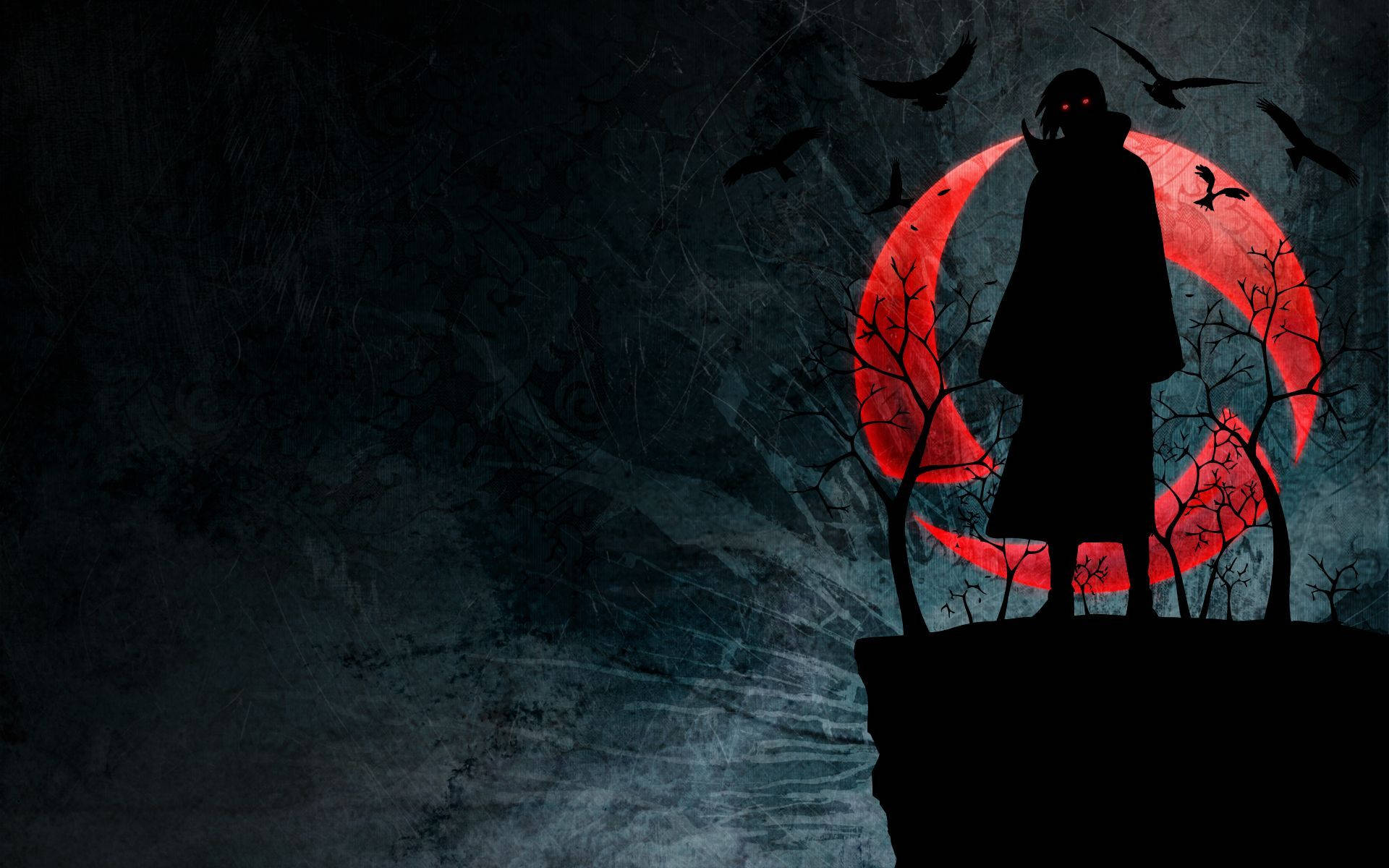 Uchiha Itachi Sharingan Narut Laptop Fundal