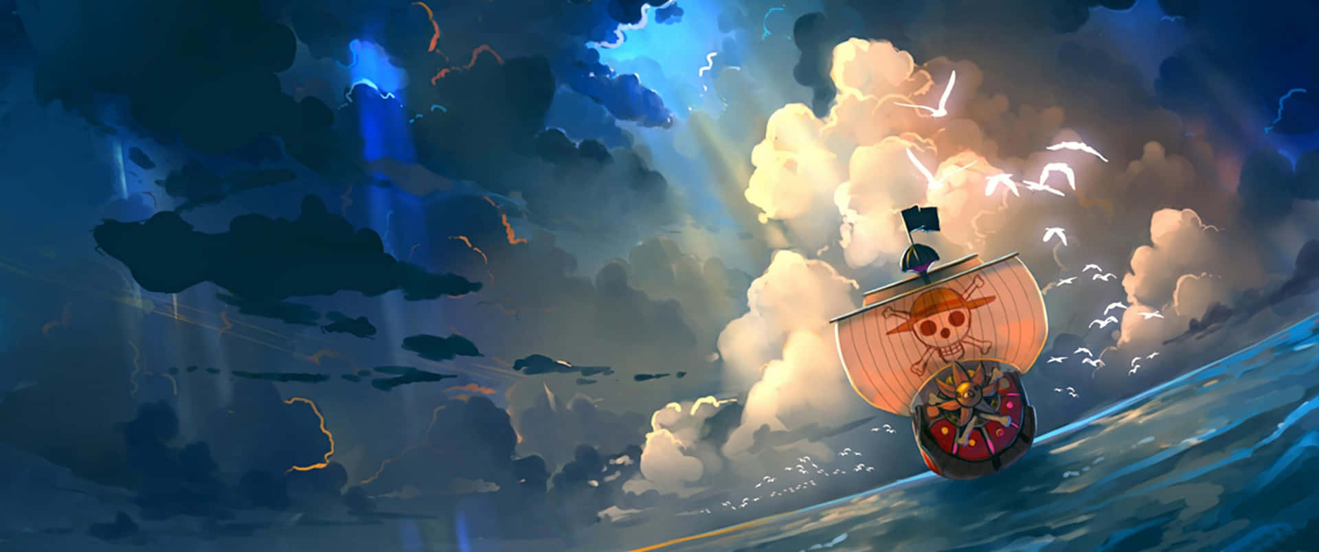 Cel mai bun fundal HD 3440x1440 — One piece 4K GIF Fundal