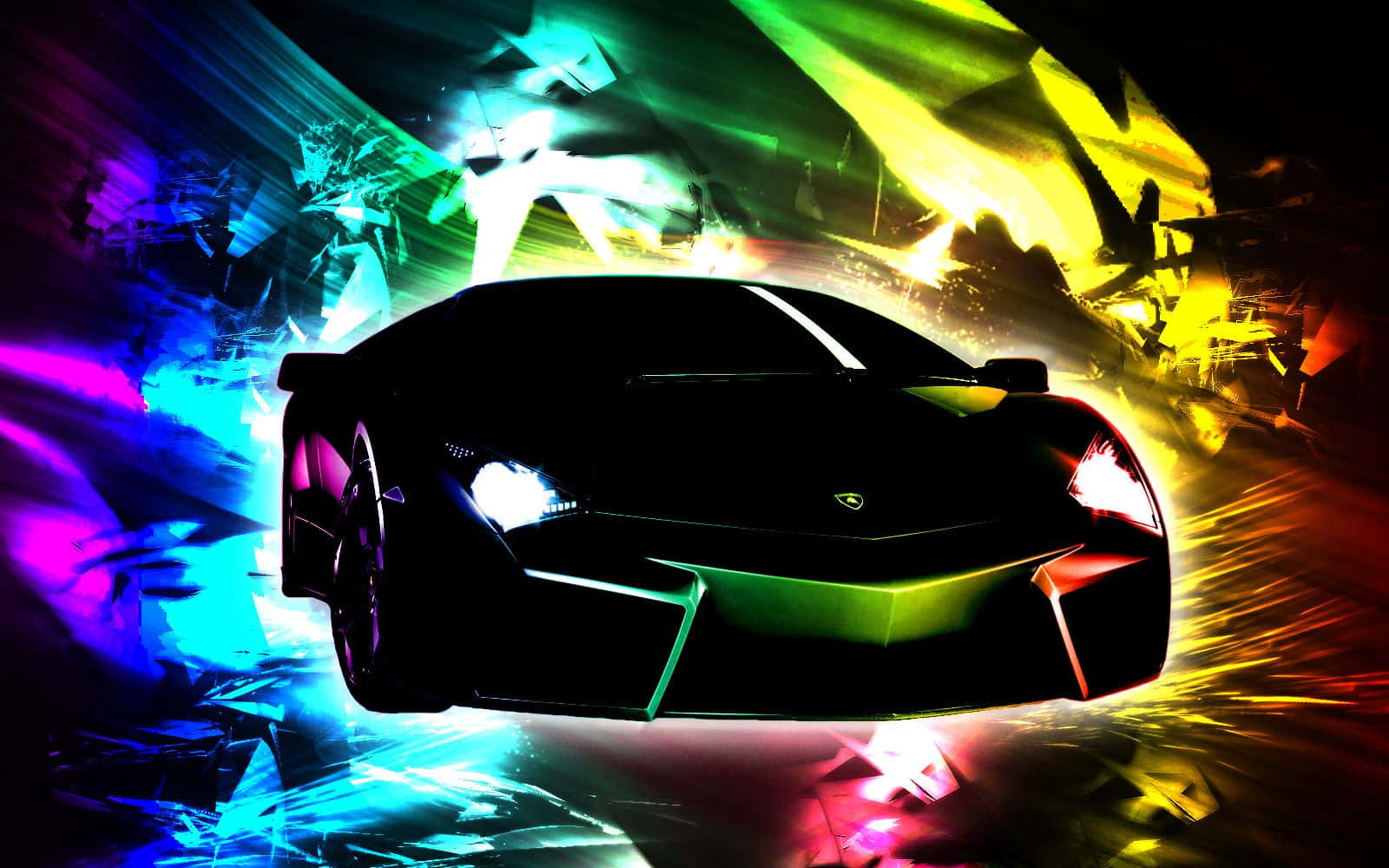 Uimitor Lamborghini Neon Fundal