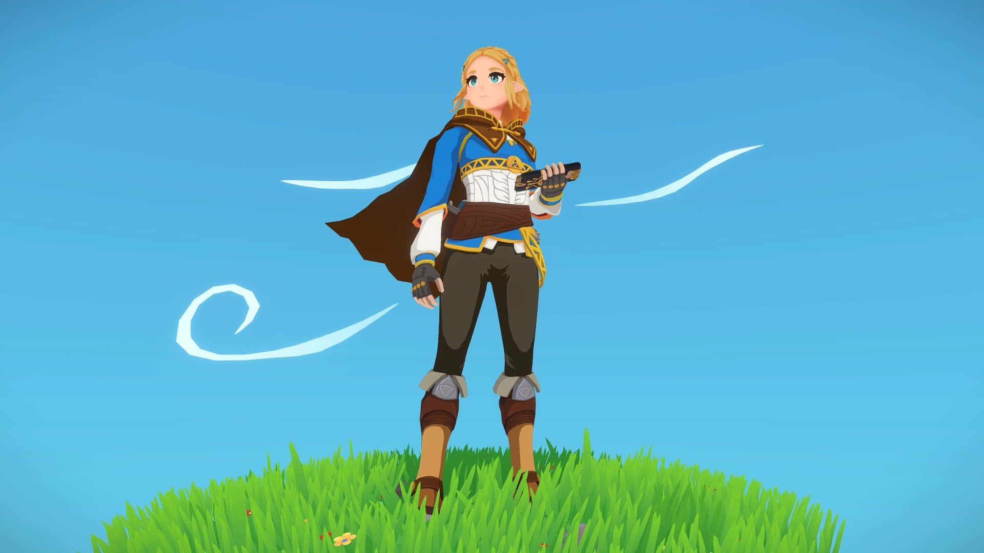 Uită de lume, hai să jucăm și să explorăm noi tărâmuri uluitoare din Zelda! Fundal