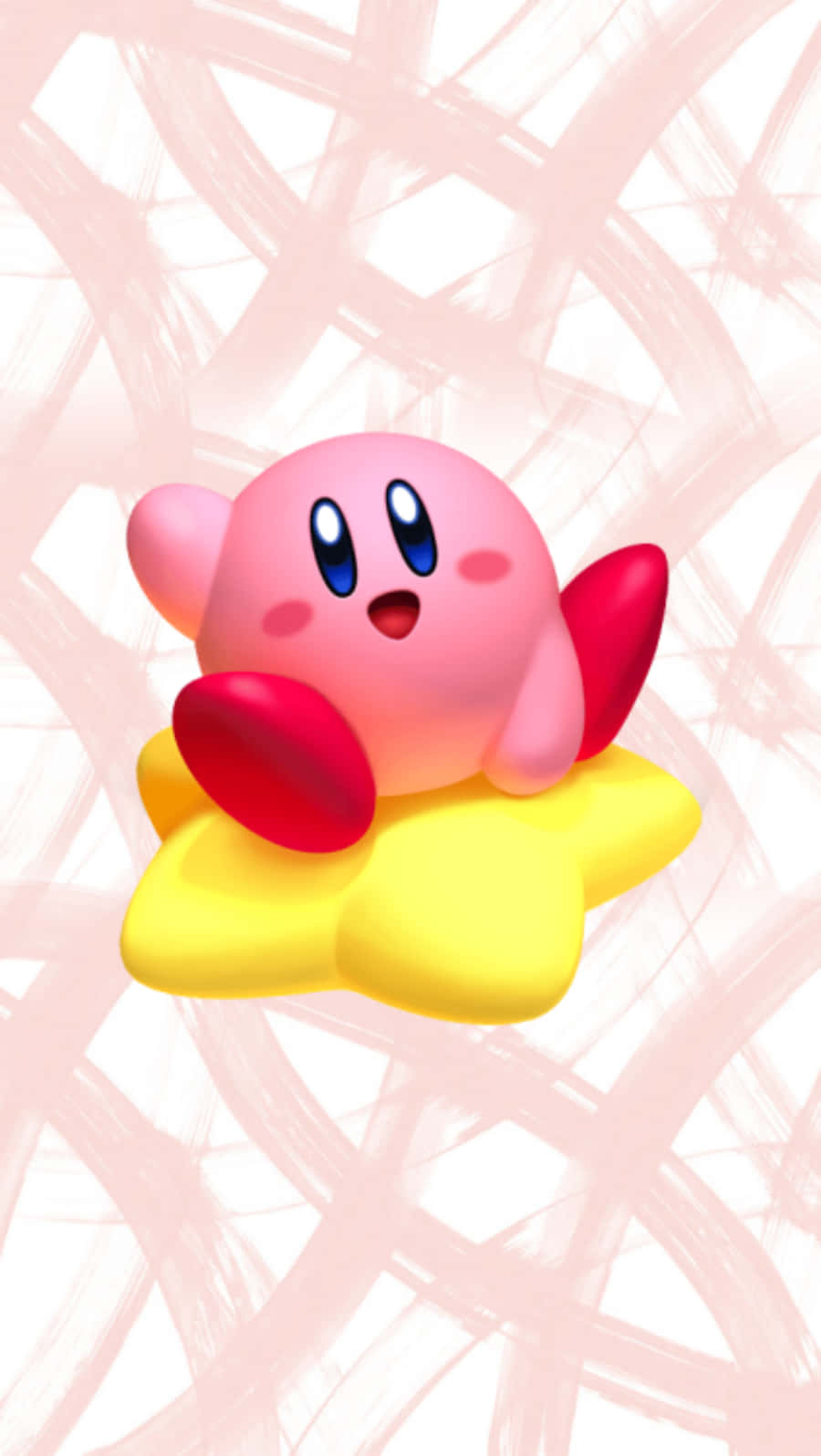Uită-te la acest adorabil personaj Kirby! Fundal