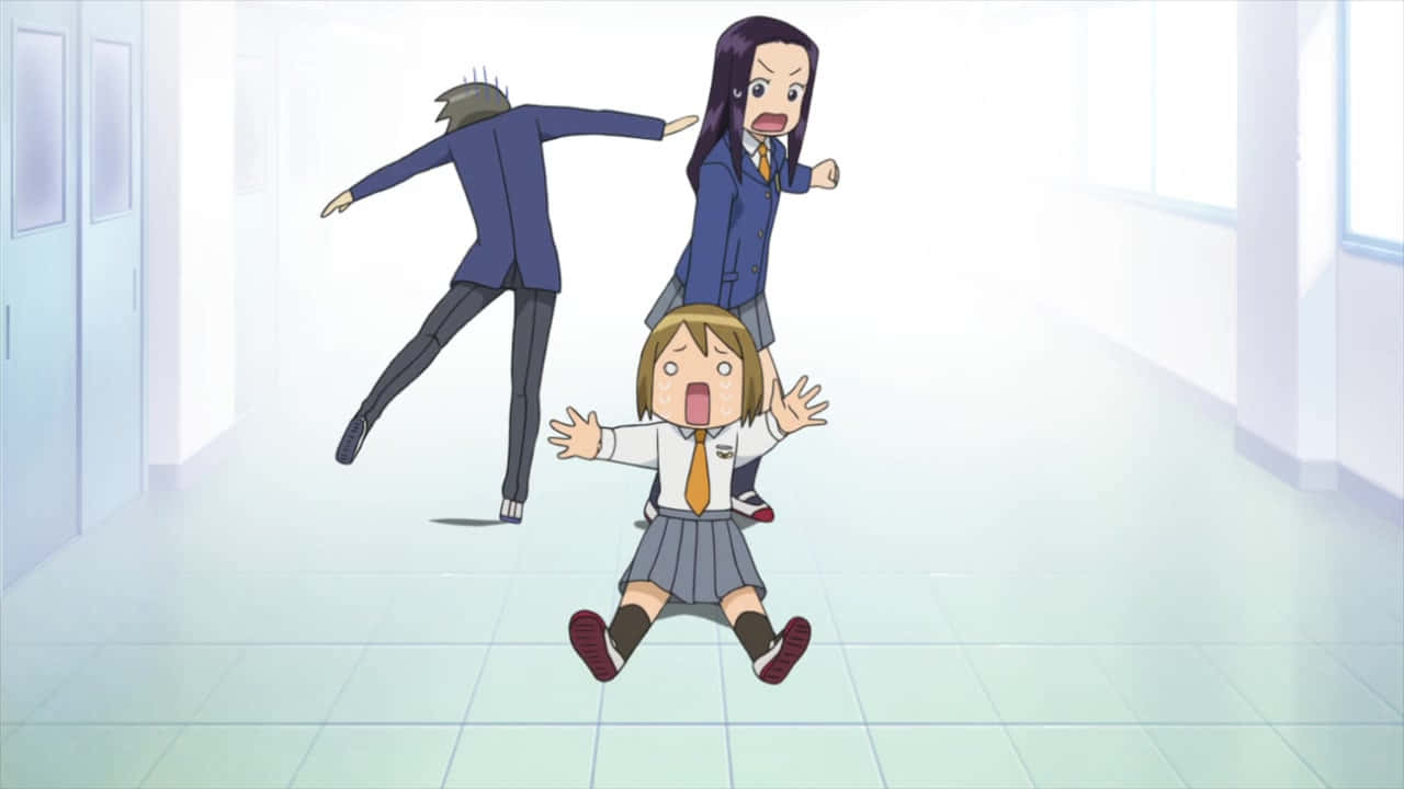 Uită-te la anime-ul amuzant! Fundal