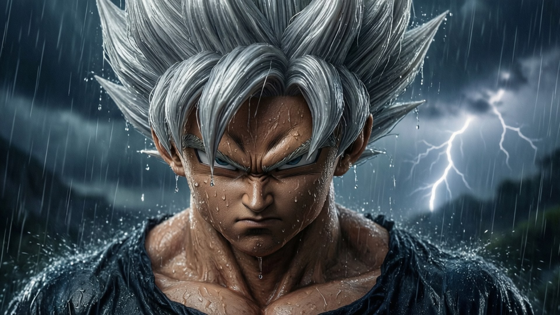 Ultra Instinct Furtună Fundal