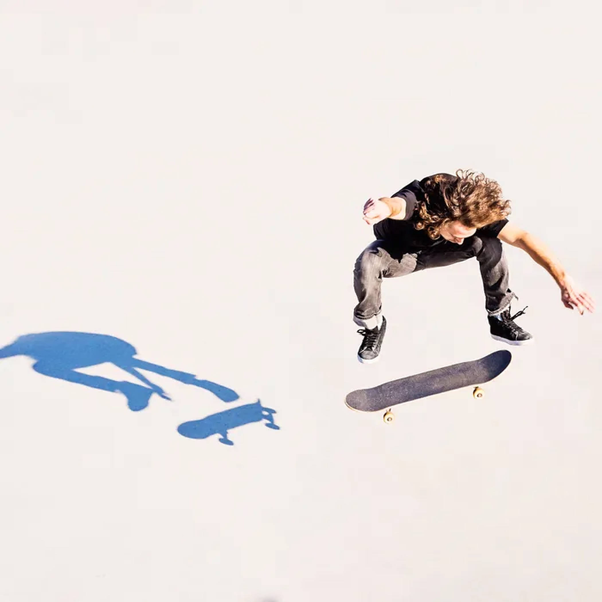 Umbră estetică de skater băiat Fundal