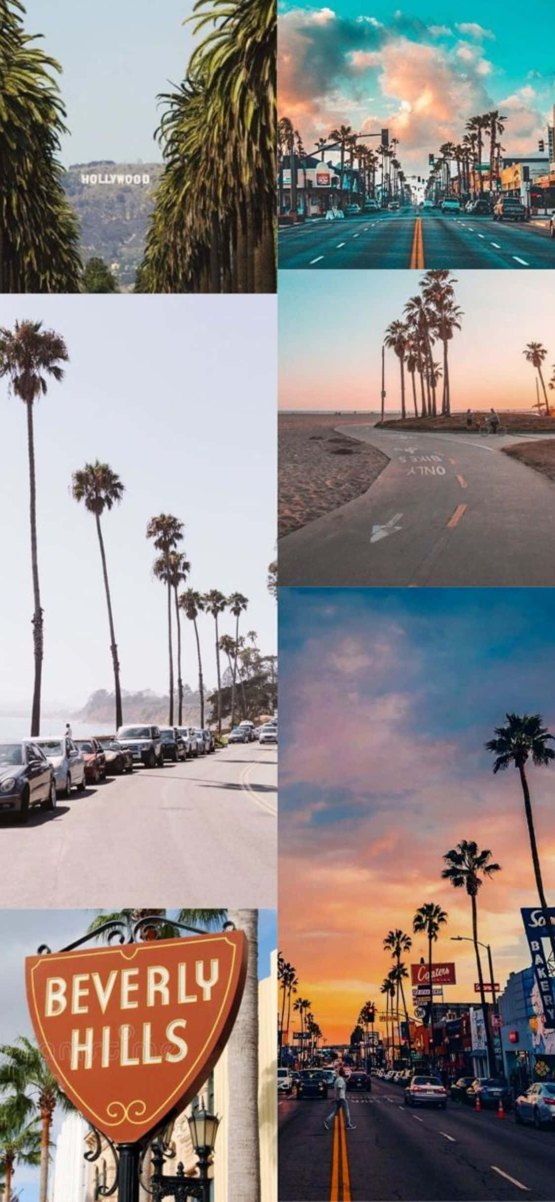 Un apus strălucitor în California cu iPhone Xs Fundal