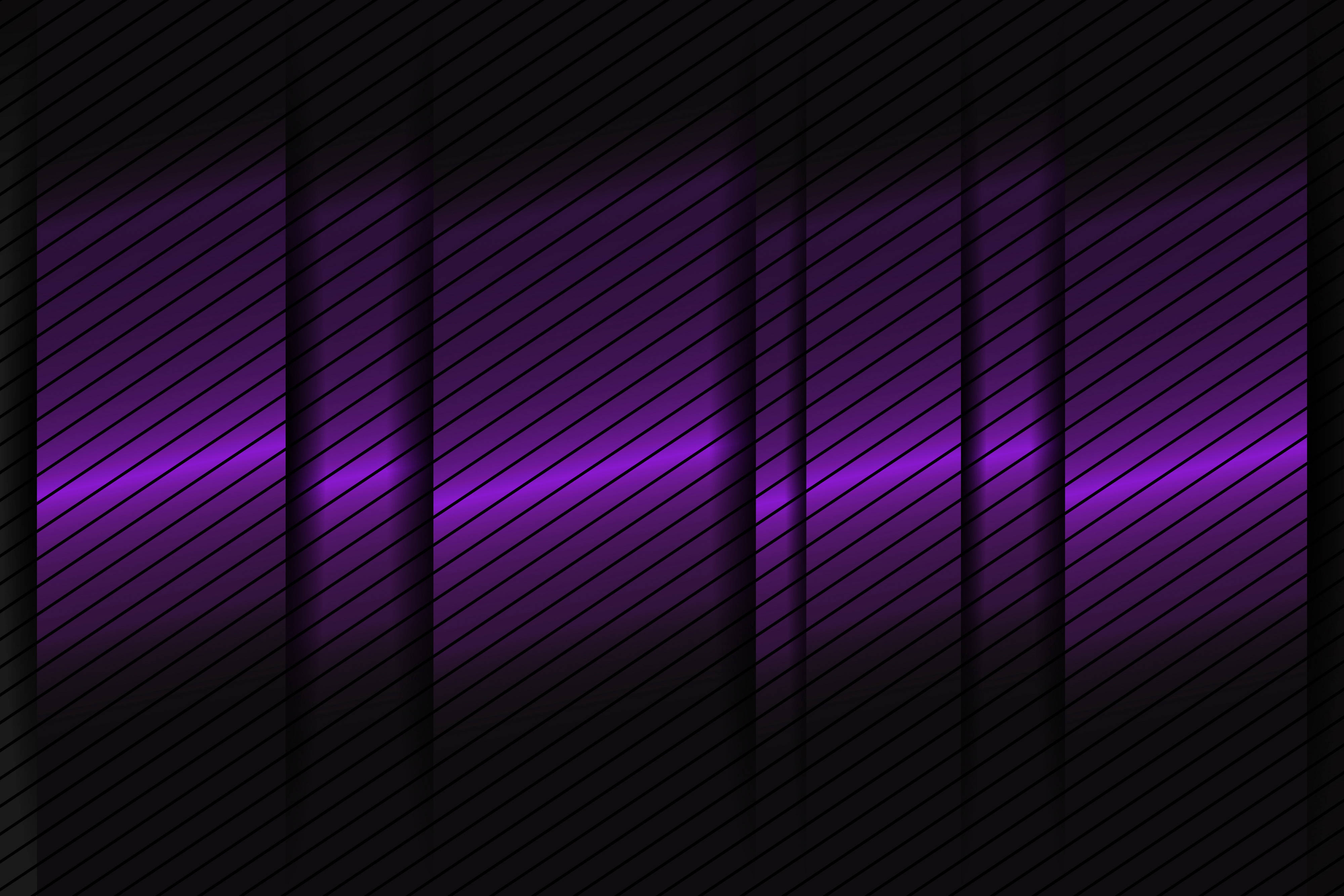 Un câmp multistratificat de linii violete vibrante Fundal