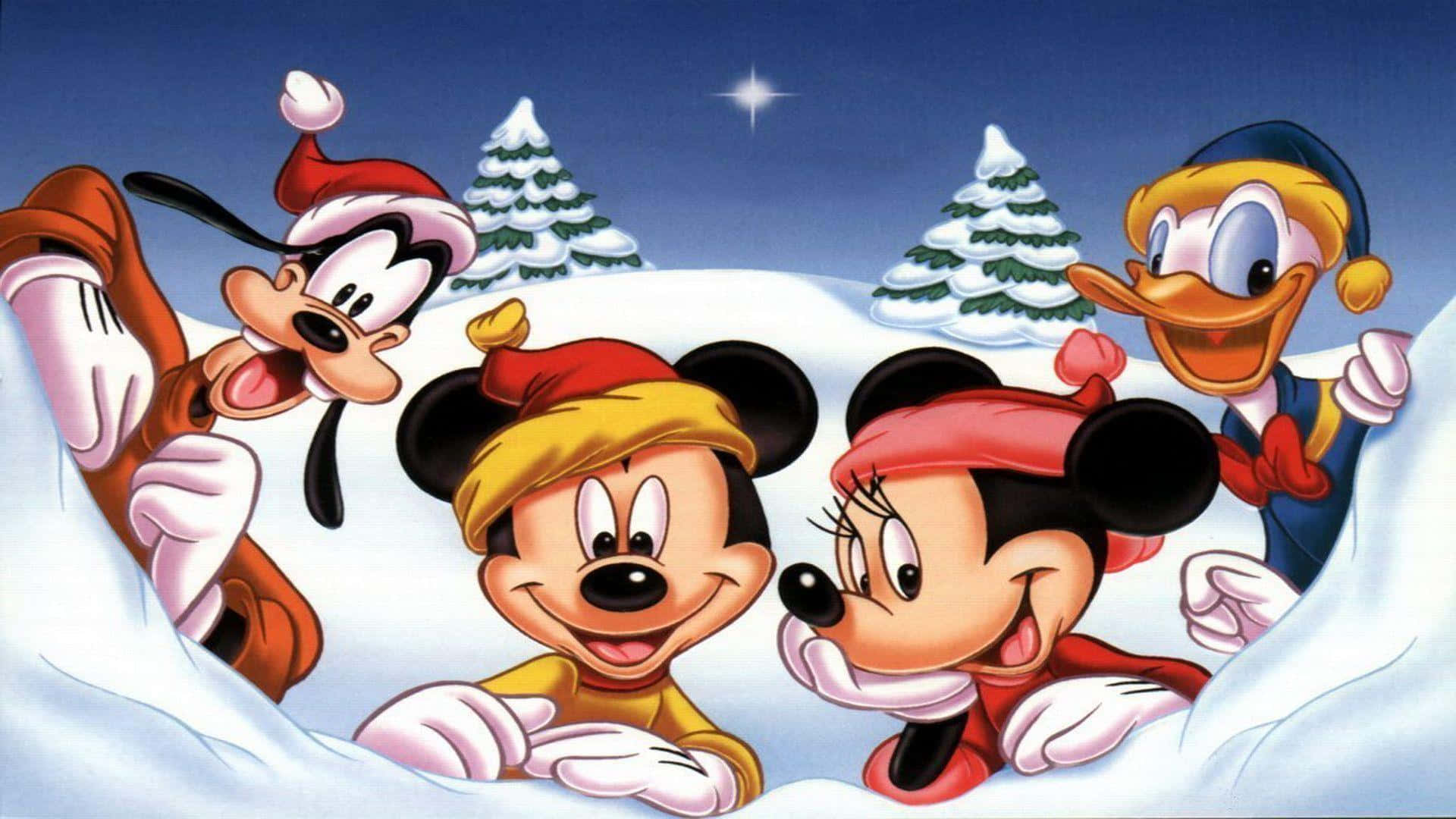 Un Crăciun magic cu Disney Fundal