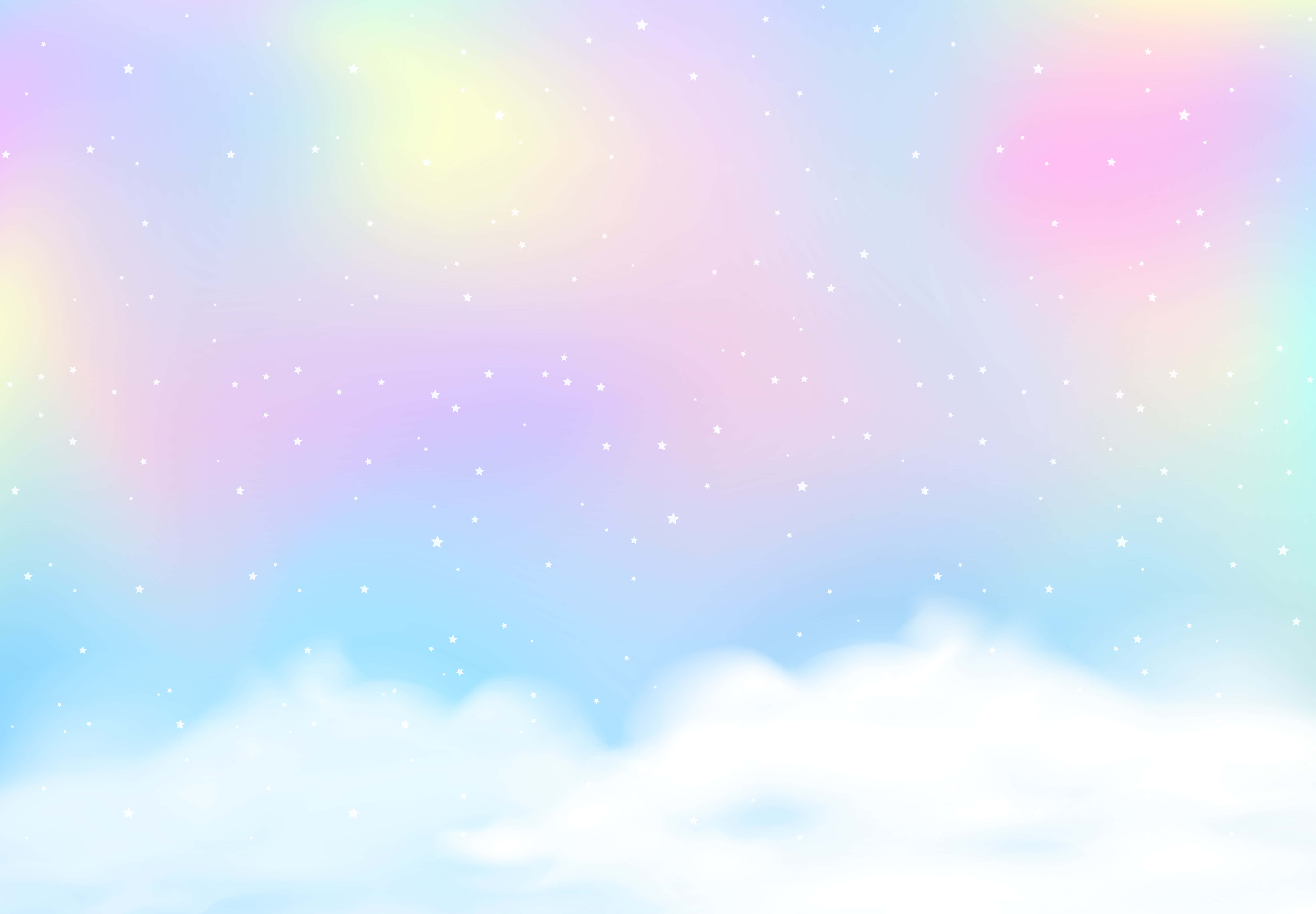 Un Curcubeu Pastel Vibrant Fundal