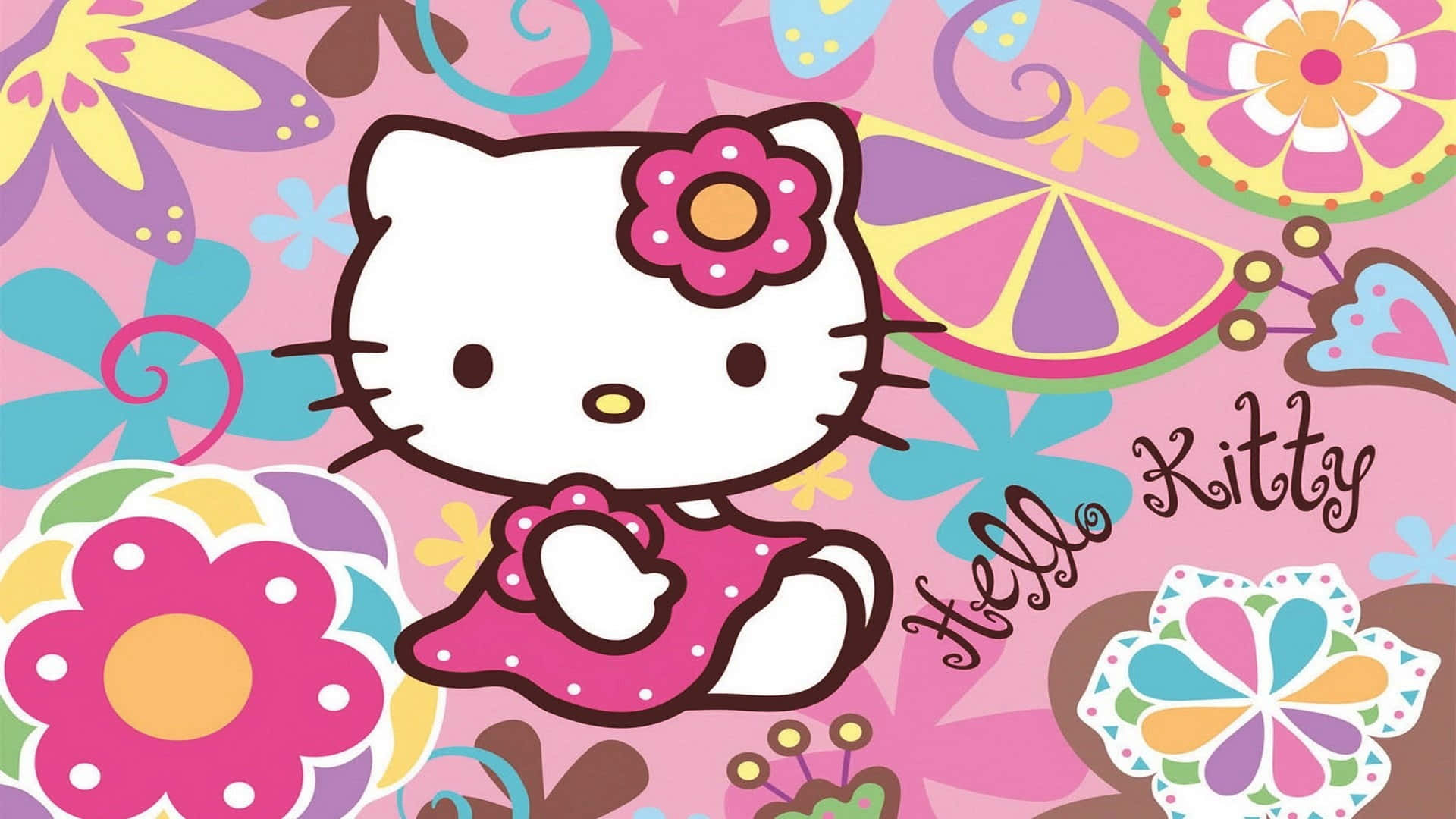 Un Fundal Sanrio Adorabil Fundal