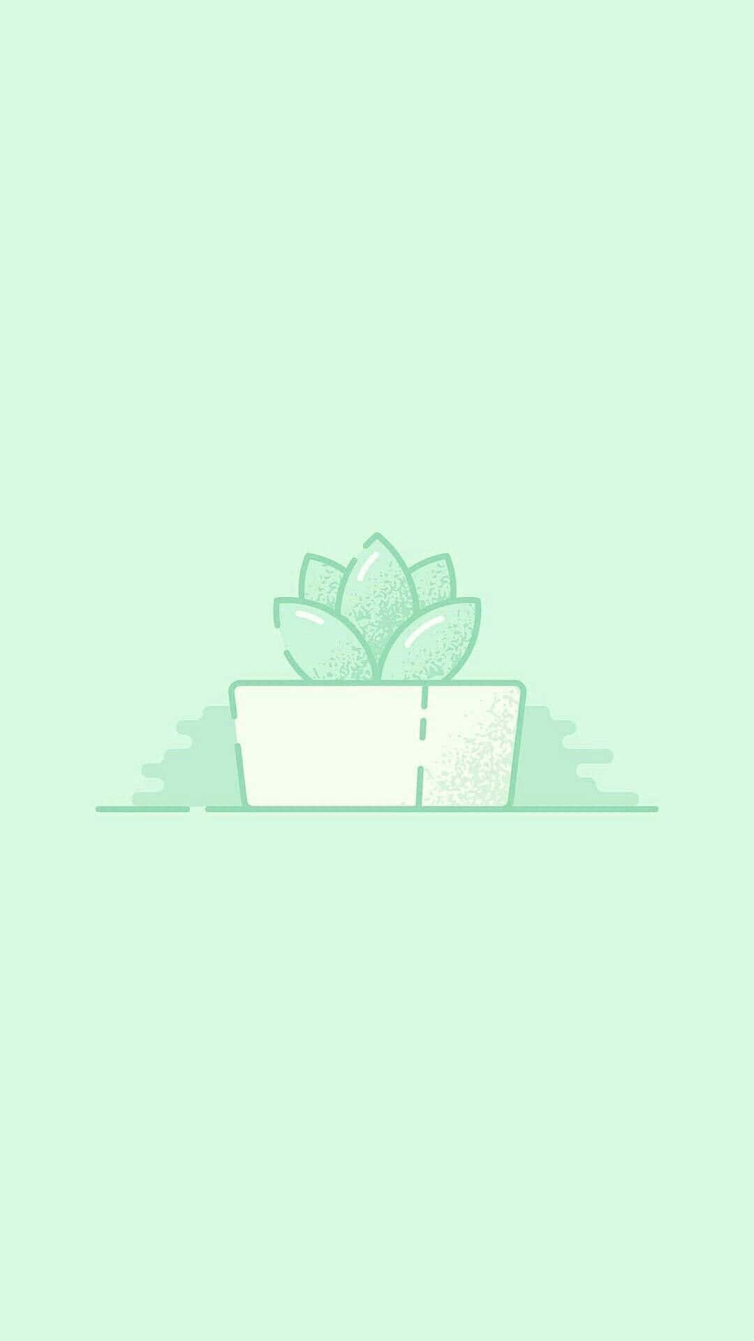 Un fundal verde pastelat, senin Fundal